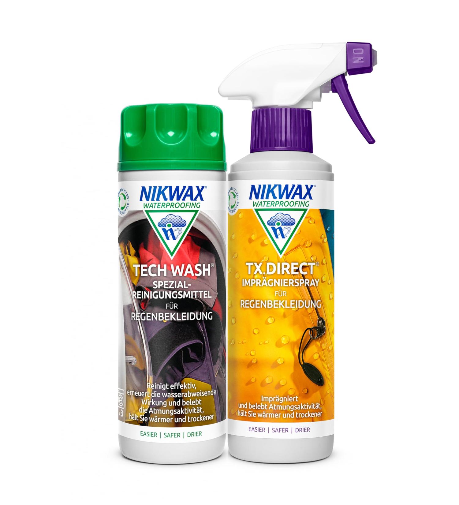 Nikwax double pack Tech Wash + TX.Direct Spray-On 2x300ml
