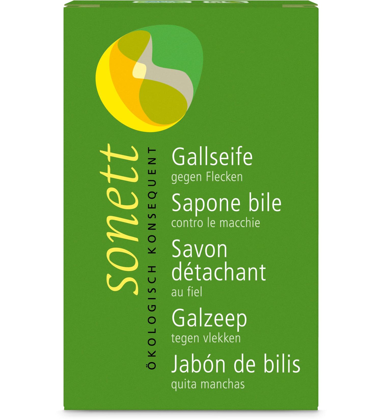 Sonett Organic Gall Soap Bar (6 x 100 gr) 100 g (pack of 6)