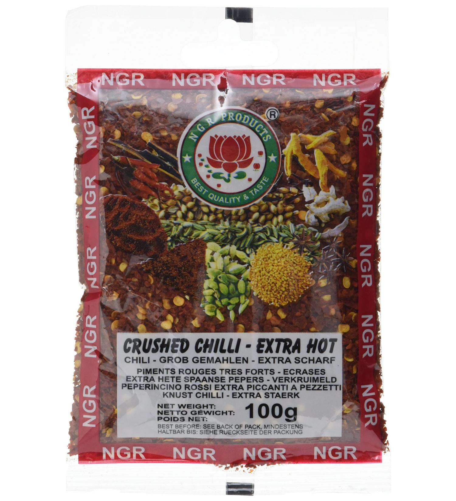 Buy Ngr Chili Coarsely Ground Extra Hot - 100g Pack | International Shipping Available - Buy Online on GoSupps.com