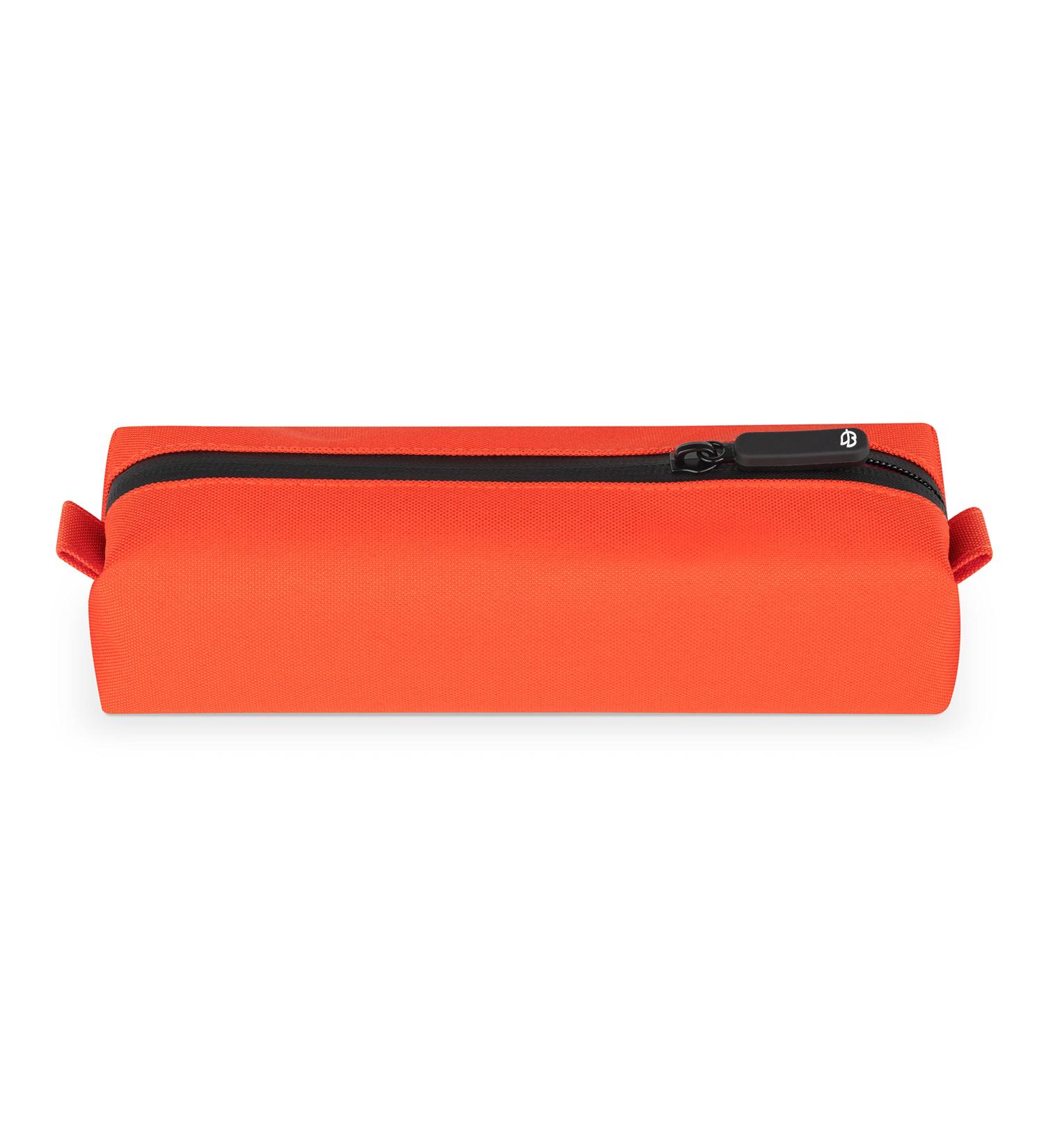 Comfyable Small Orange Toiletry Bag for Men - Water-Resistant Mini Essentials Dopp Kit for Electronics, Tech, Gym - Pencil Case Organizer - Buy Online on GoSupps.com