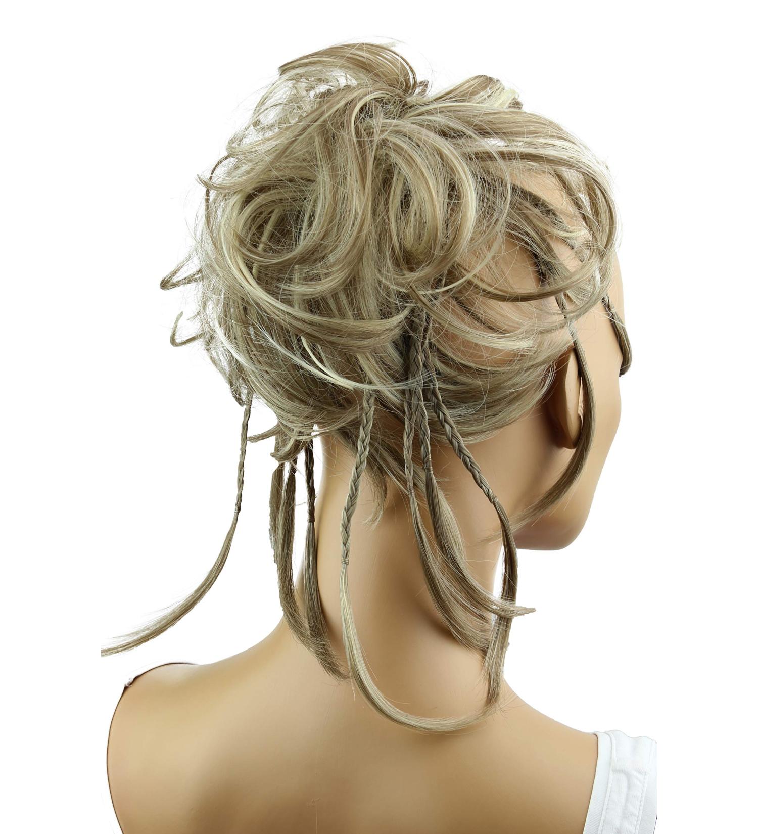 CAISHA XXL Hair Part Hair Tie - Daisy Dutt Updos | Braided Wavy Synthetic Fiber Heat-Resistant - Dark Blond Mix #18th613a & G25D | International Shipping - Buy Online on GoSupps.com