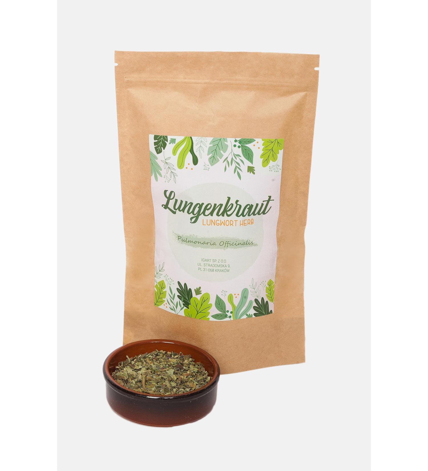 IGART Lungwort 1000g 1kg | Lungwort Herb | Pulmonaria Officinalis | Natural Healing Properties | Delicate Aroma and Sweet Taste | Rich in Health and Taste 1.00 kg (Pack of 1) - Buy Online on GoSupps.com