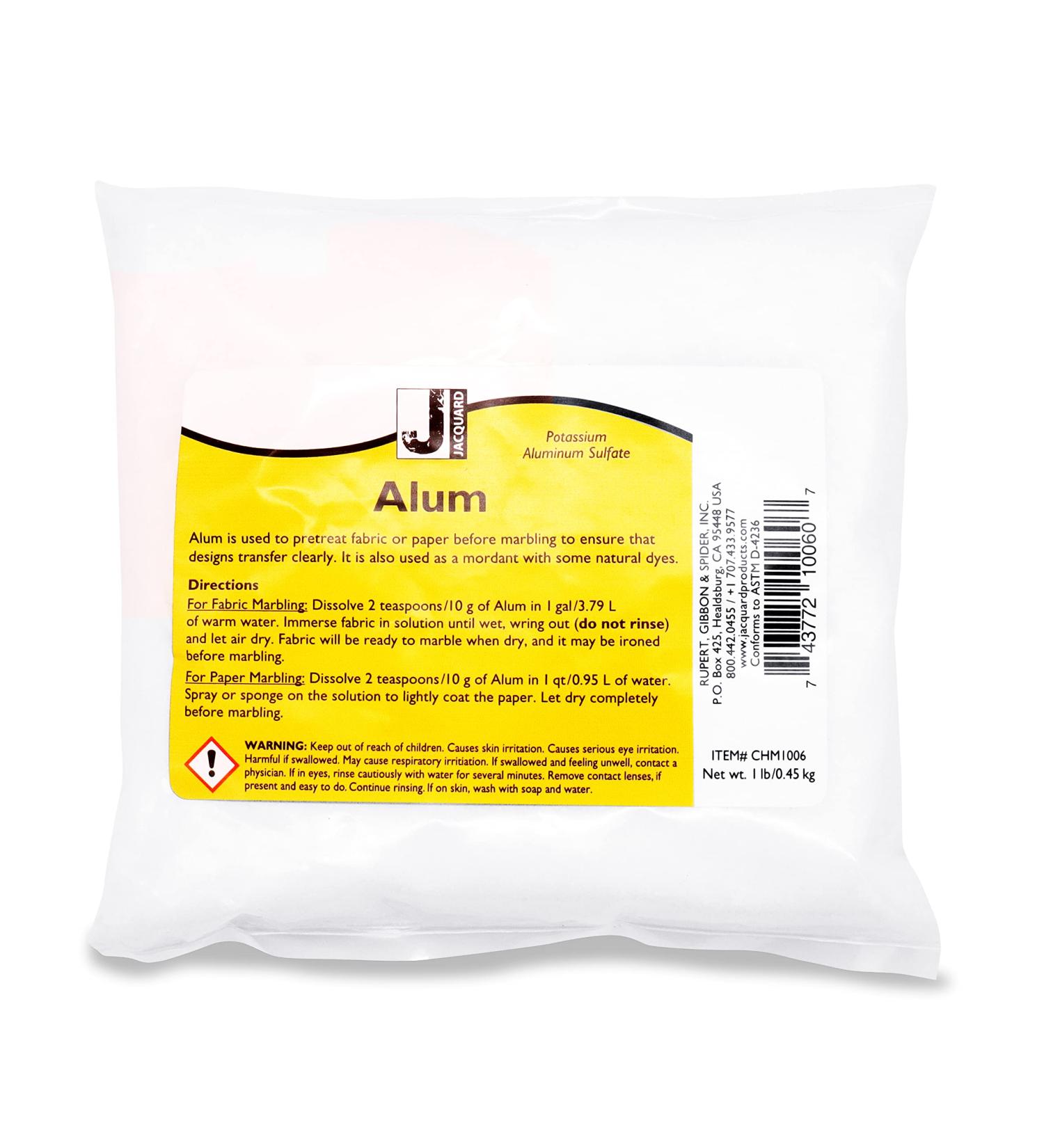 Jacquard Alum - Mordant for Fabrics and Paper - Marbling Prep Solution - Buy Online on GoSupps.com