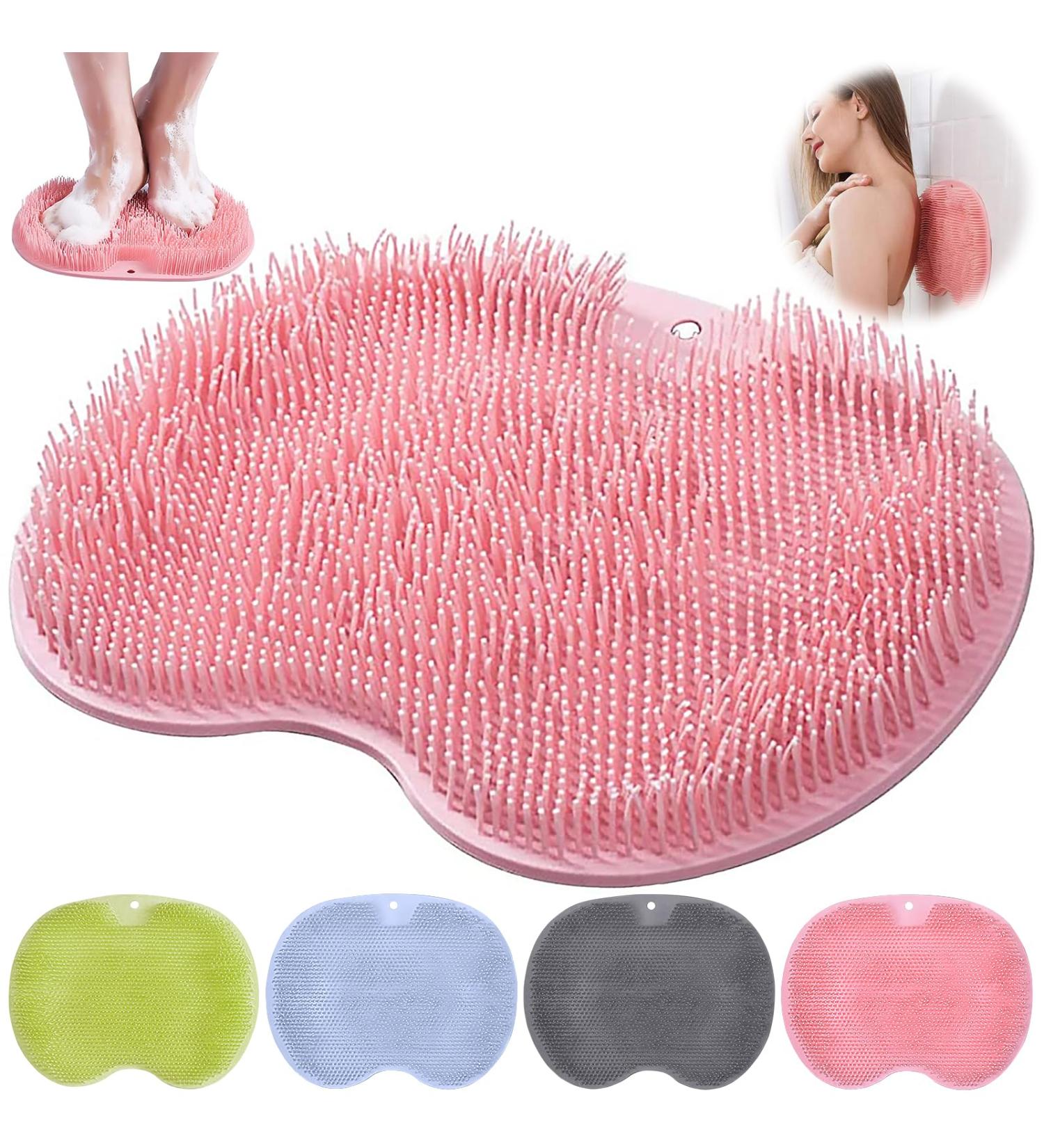 Mecctuck Foot Massager & Back Scrubber - Non-Slip Silicone Massage Pad for Soothing Relief | Perfect for Shower & Foot Washing - Buy Online on GoSupps.com
