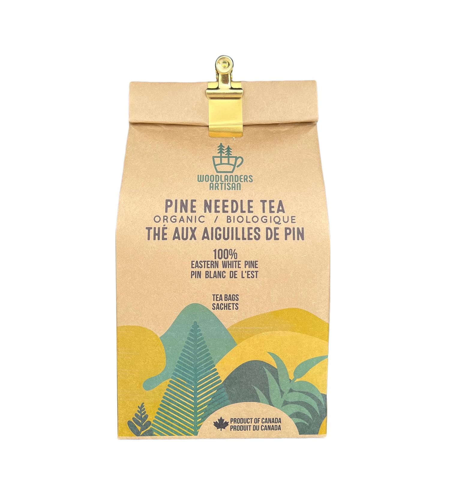 Organic Canadian Eastern White Pine Needle Tea (6g x 50 TEA BAGS) Fresh Pine Needle Tea and a Product of Canada - Buy Online on GoSupps.com