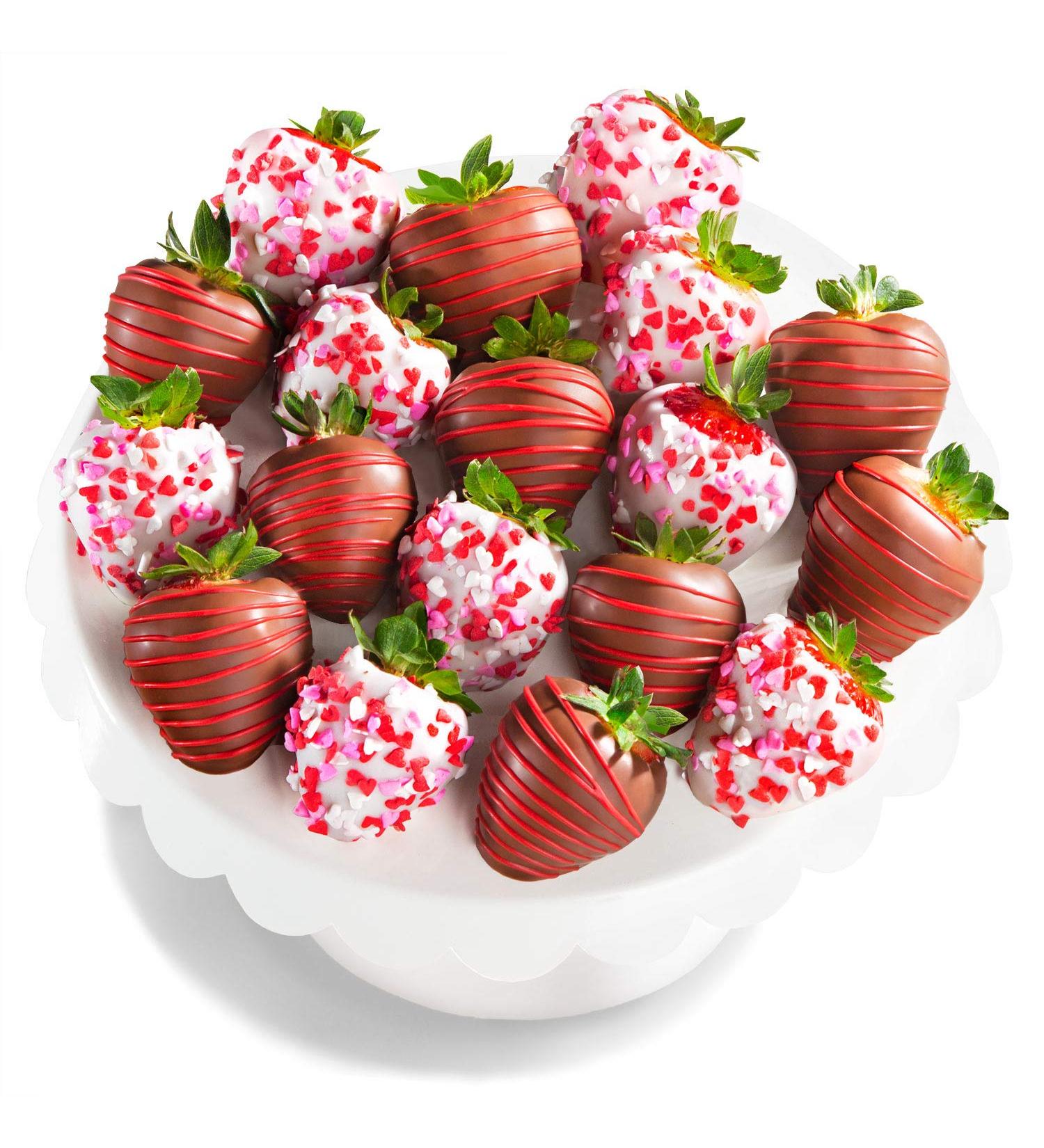 Golden State Fruit Love Bites Chocolate Covered Strawberries - Fun Size (18 Berries) - Buy Online on GoSupps.com