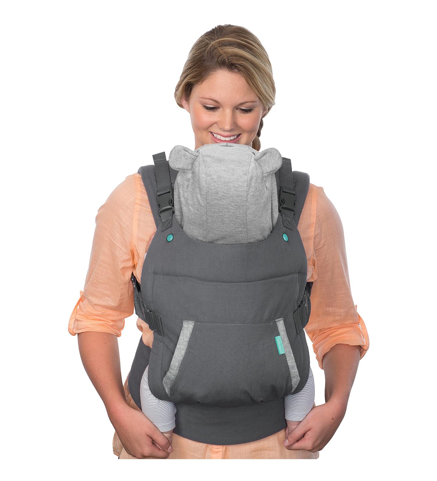 Infantino Cuddle Up Carrier - Ergonomic Bear-Themed Baby Carrier for Infants and Toddlers 12-40 lbs - Buy Online on GoSupps.com