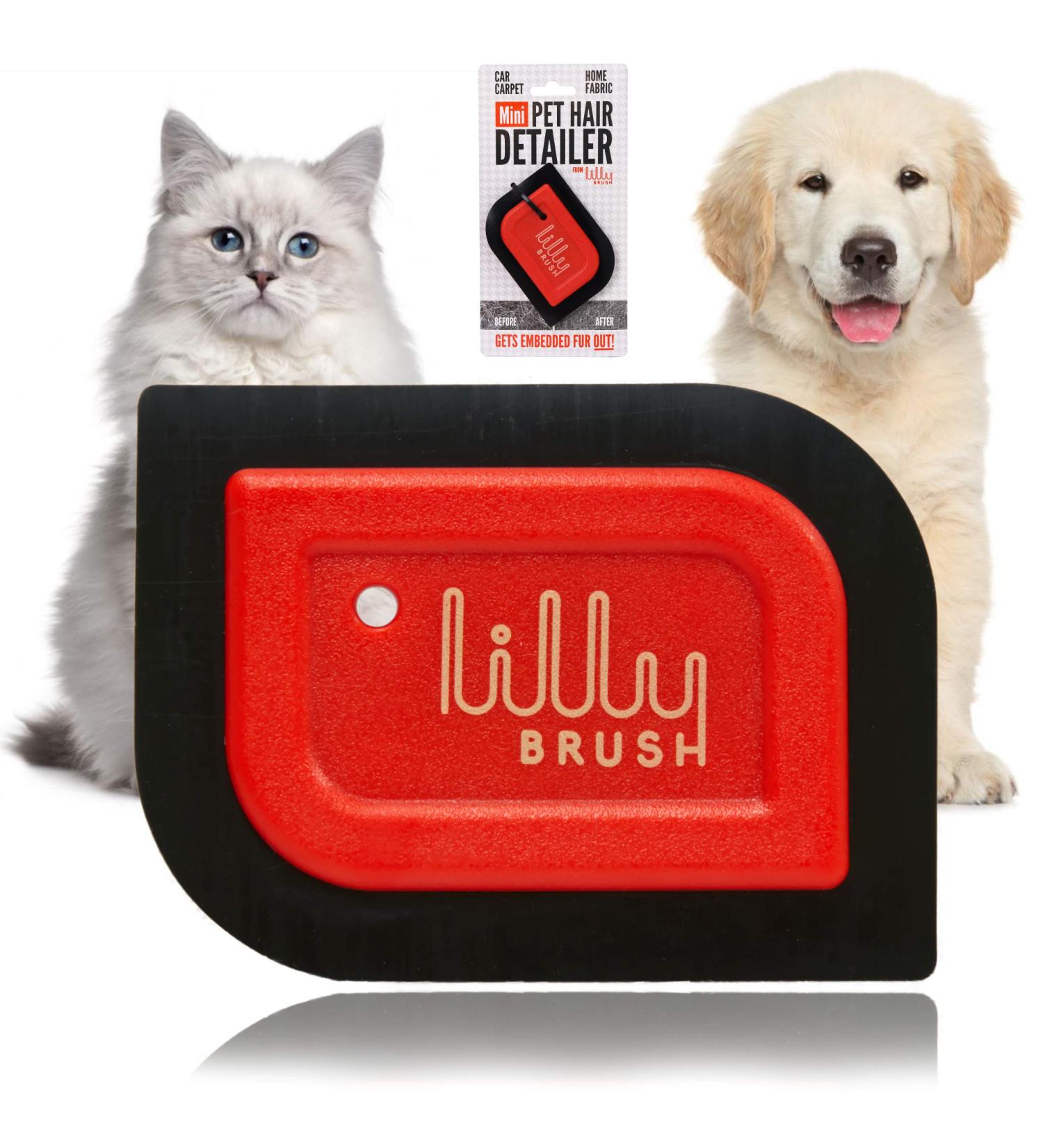 Lilly Brush Mini Pet Hair Detailer - Car, Furniture, and Clothing Pet Hair Remover - Buy Online on GoSupps.com