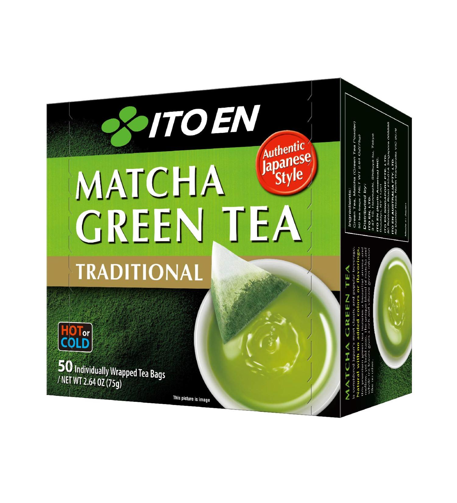 Ito En Traditional Matcha Green Tea 50 Count - Zero Calories, Caffeinated - Buy Online on GoSupps.com