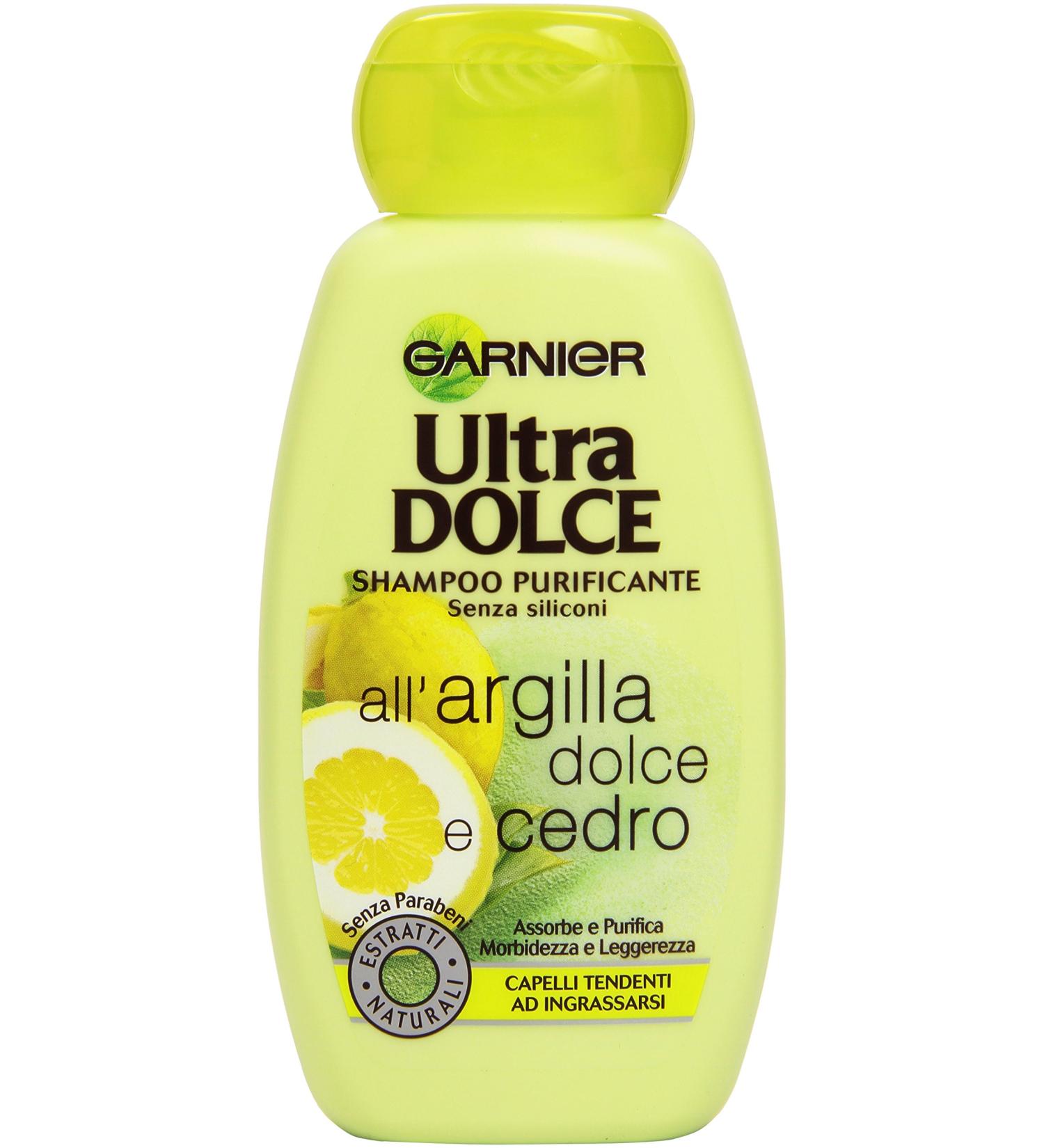 Garnier Ultra Dolce Purifying Shampoo with Soft Clay & Citron - 8.45oz | Italian Import - Shop Now for International Shipping - Buy Online on GoSupps.com