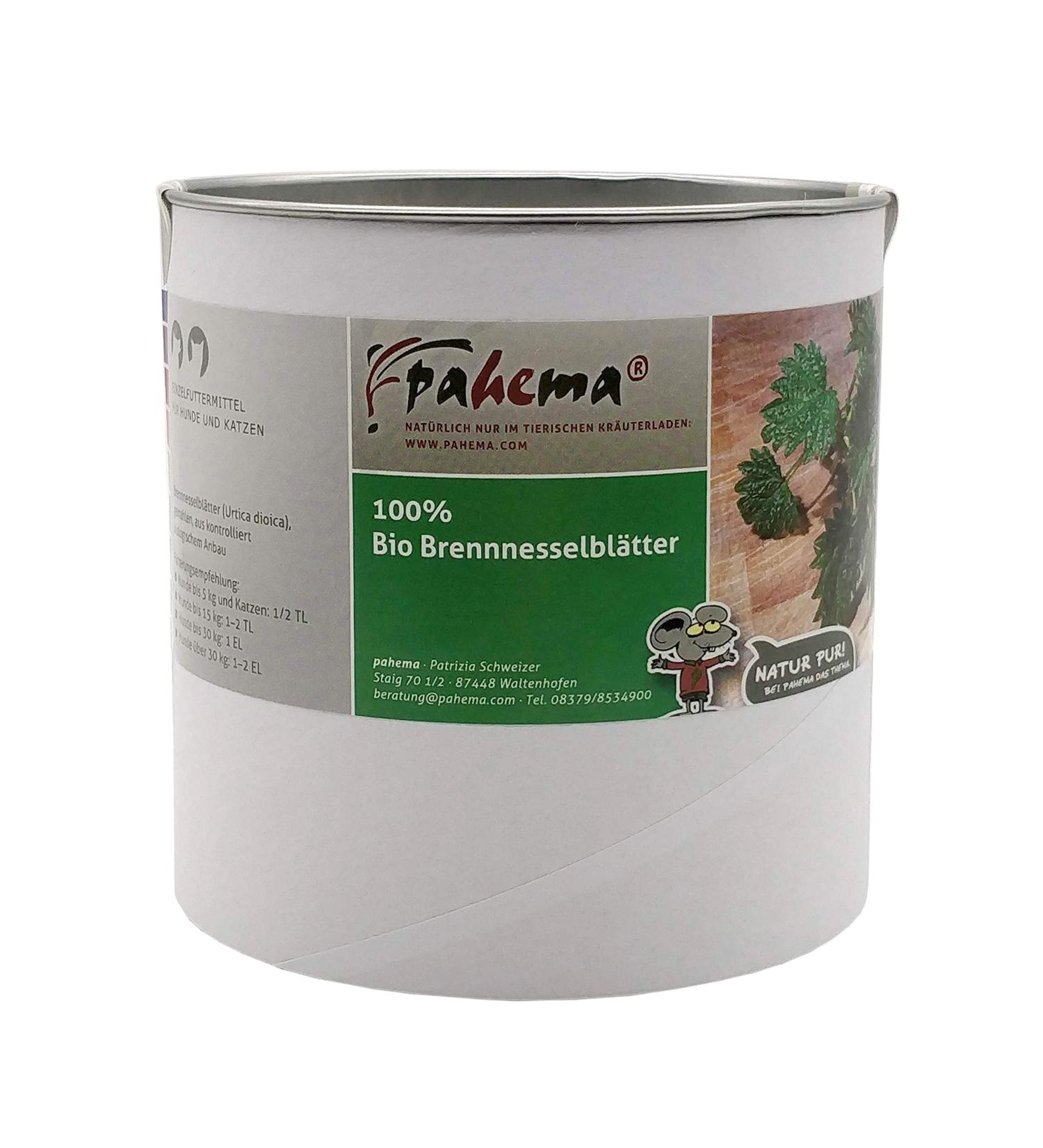 pahema organic nettle leaves ground - for kidneys and metabolism - for dogs & cats - 100% natural (200 g)