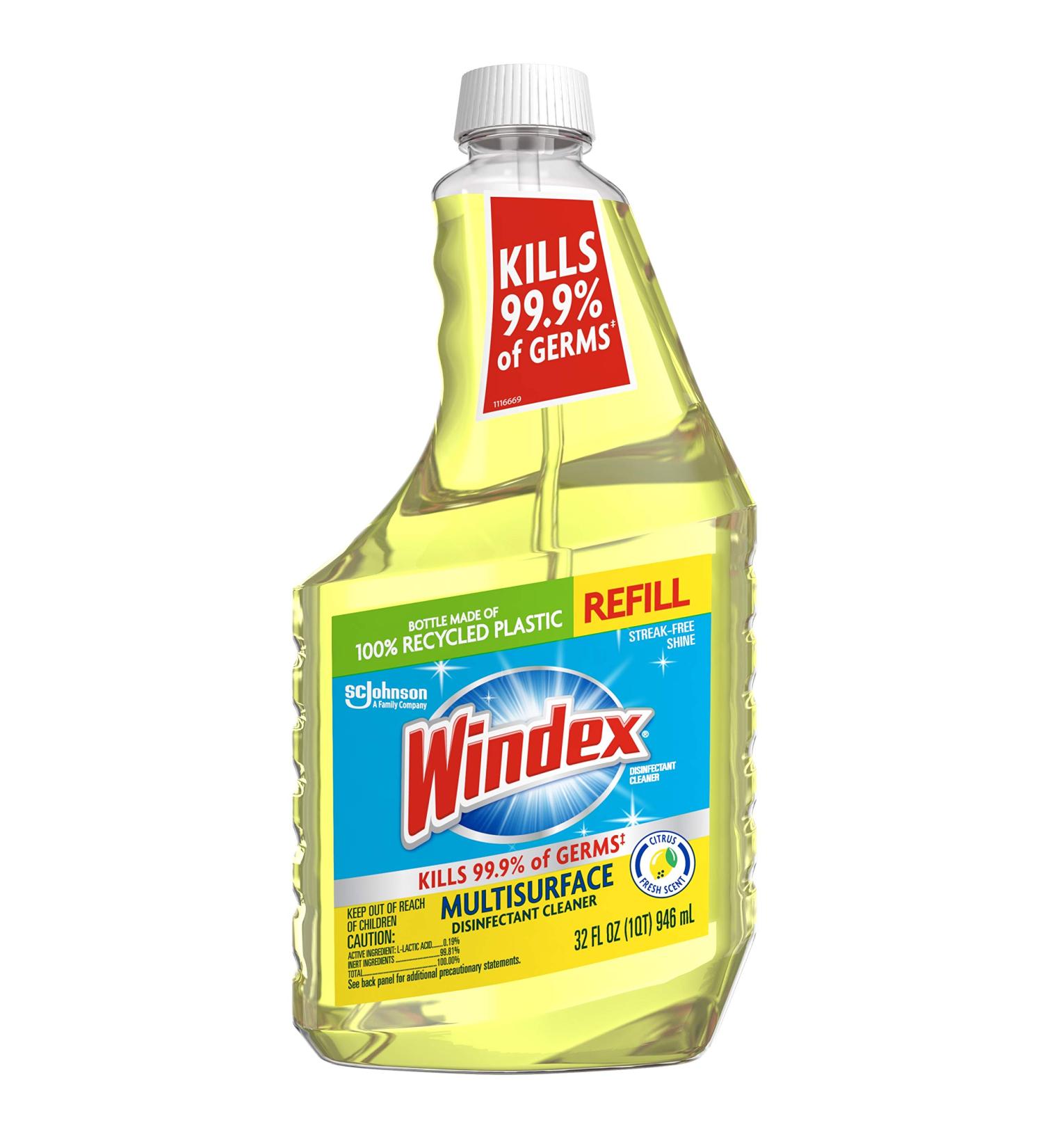 Windex Multi-Surface Cleaner & Disinfectant Refill - Citrus Fresh 32 fl oz for International Shipping - Buy Online on GoSupps.com