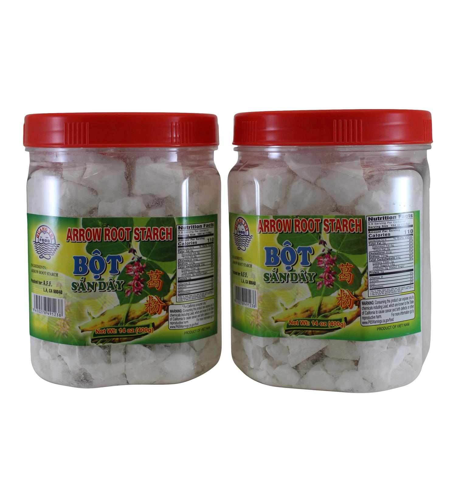 Arrowroot Starch Bot San Day | Gluten Free Thickener | 14 Ounce - Pack of 2 - Buy Online on GoSupps.com