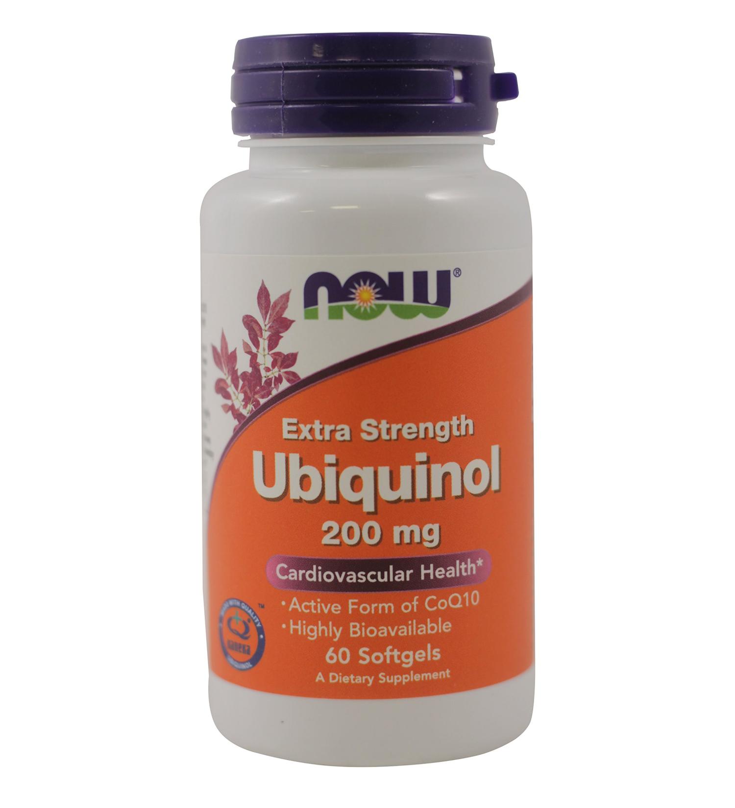 NOW Foods Ubiquinol - 200 mg - 60 Softgels