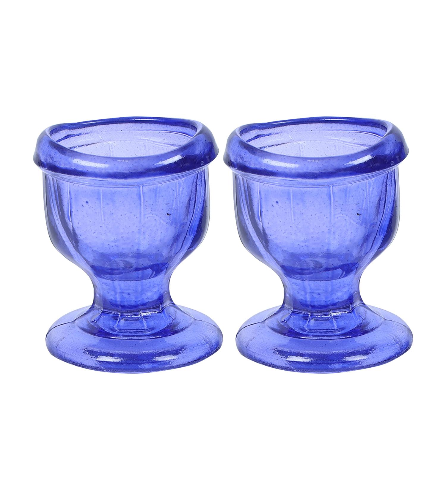 Eye Wash Cup Set for Effective Eye Cleansing - Portable Rinsing Cup for Home & Travel Use - Set of 2 (Blue) - Buy Online on GoSupps.com