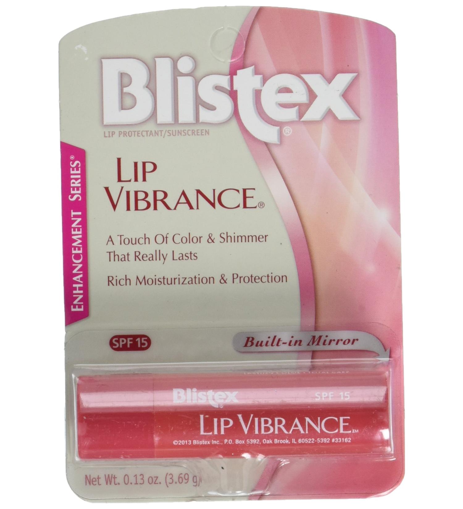 Blistex Lip Vibrance Lip Protectant SPF 15 0.13 oz - Single Pack - Buy Online on GoSupps.com
