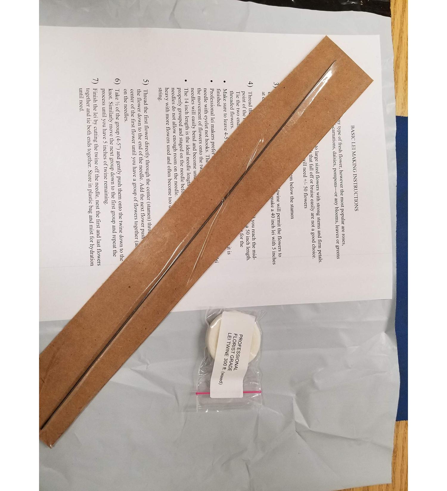Lei Needle Kit - Essential Tool for DIY Hawaiian Lei Making - Buy Online on GoSupps.com