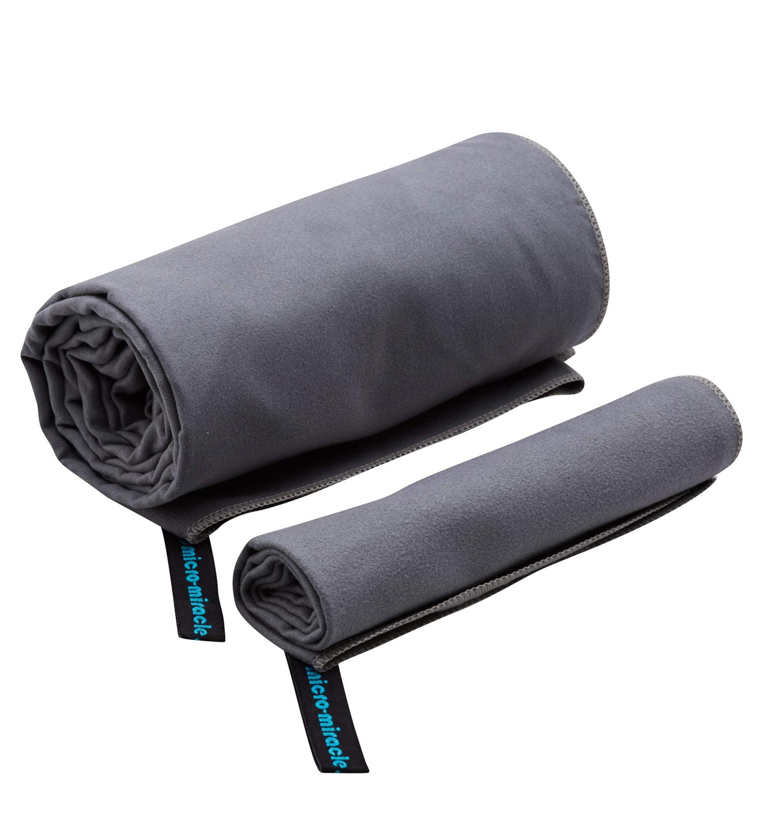 Micro Miracle XL 2in1 Quick Dry Camping Towel - Extra Large, Soft, Lightweight Microfiber Towel for Gym, Swim, Travel, Backpacking, Beach, and More - 13 Colors Available - Buy Online on GoSupps.com