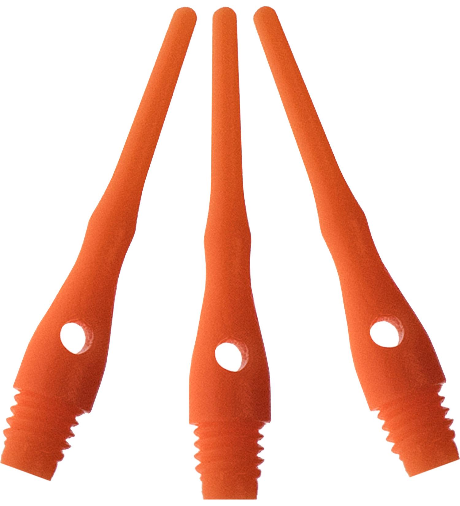 Viper Tufflex III Soft Tip Dart Points 2BA Thread - Neon Orange (100 Pack) - Buy Online on GoSupps.com