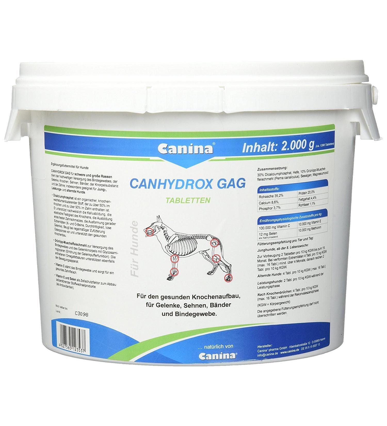 Canina Pharma Canhydrox GAG tablets 2000 g dog care animal care