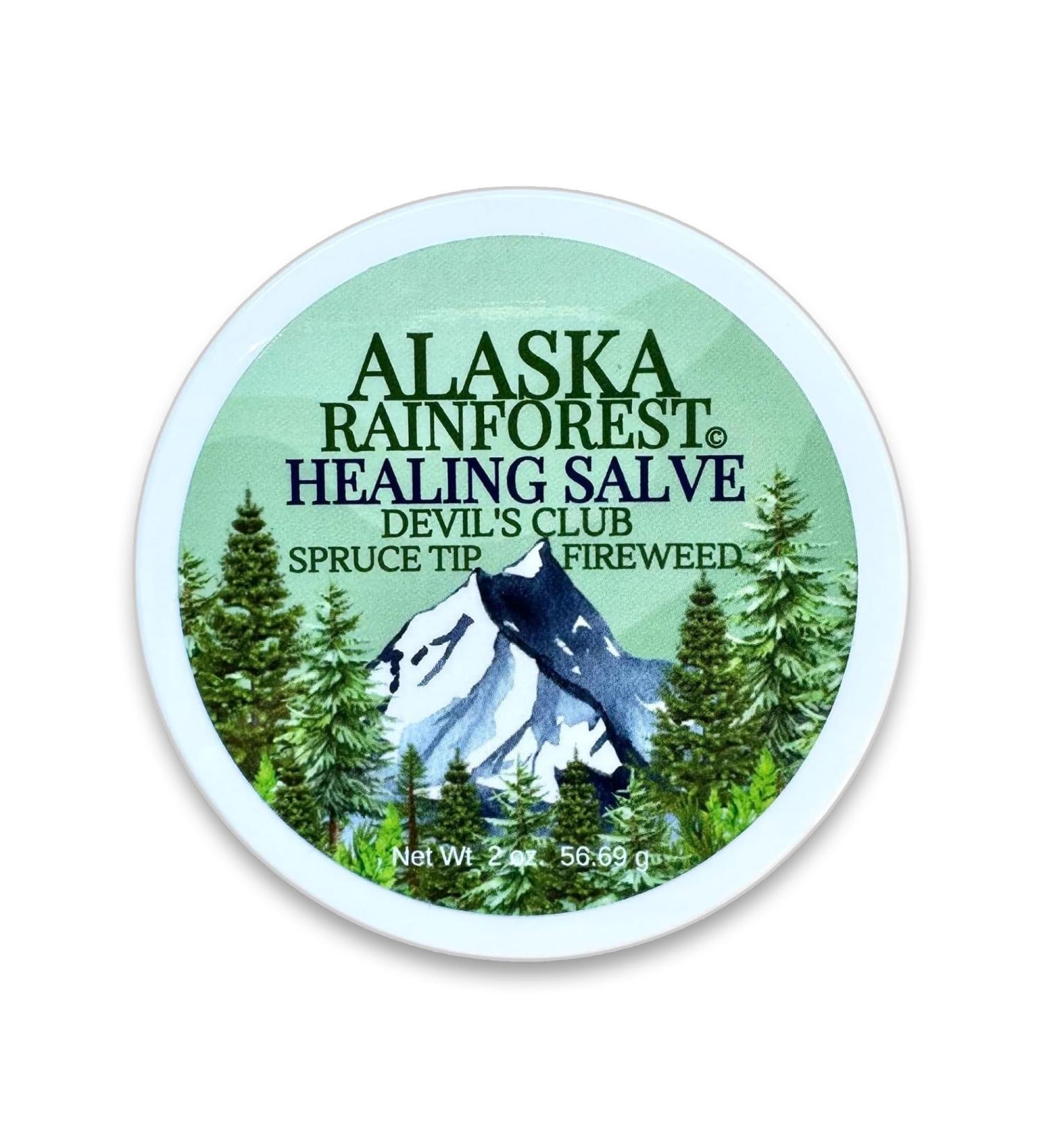 Alaska Rainforest Salve - Herbal Skin & Joint Relief | Natural Super Salve with Alaskan Devil s Club Oil - Soothing Body & Hand Moisturizer - Buy Online on GoSupps.com