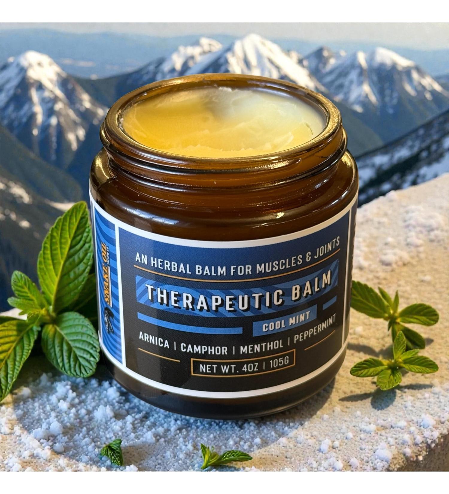 Muscle & Joint Therapeutic Tallow Balm - Made in Utah USA - Arnica Camphor Menthol Peppermint - Great for Pain Soreness Bruising Stiffness - Grass-Fed Tallow Jojoba Oil Beeswax