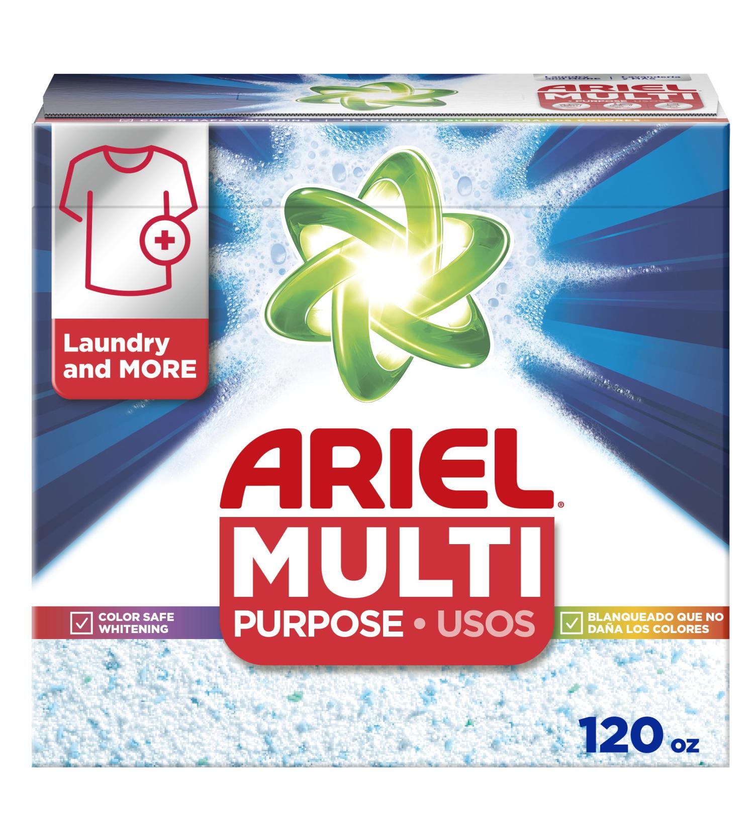 Ariel Laundry Detergent Powder - Original Scent 95 Loads 120 oz | International Shipping Available - Buy Online on GoSupps.com