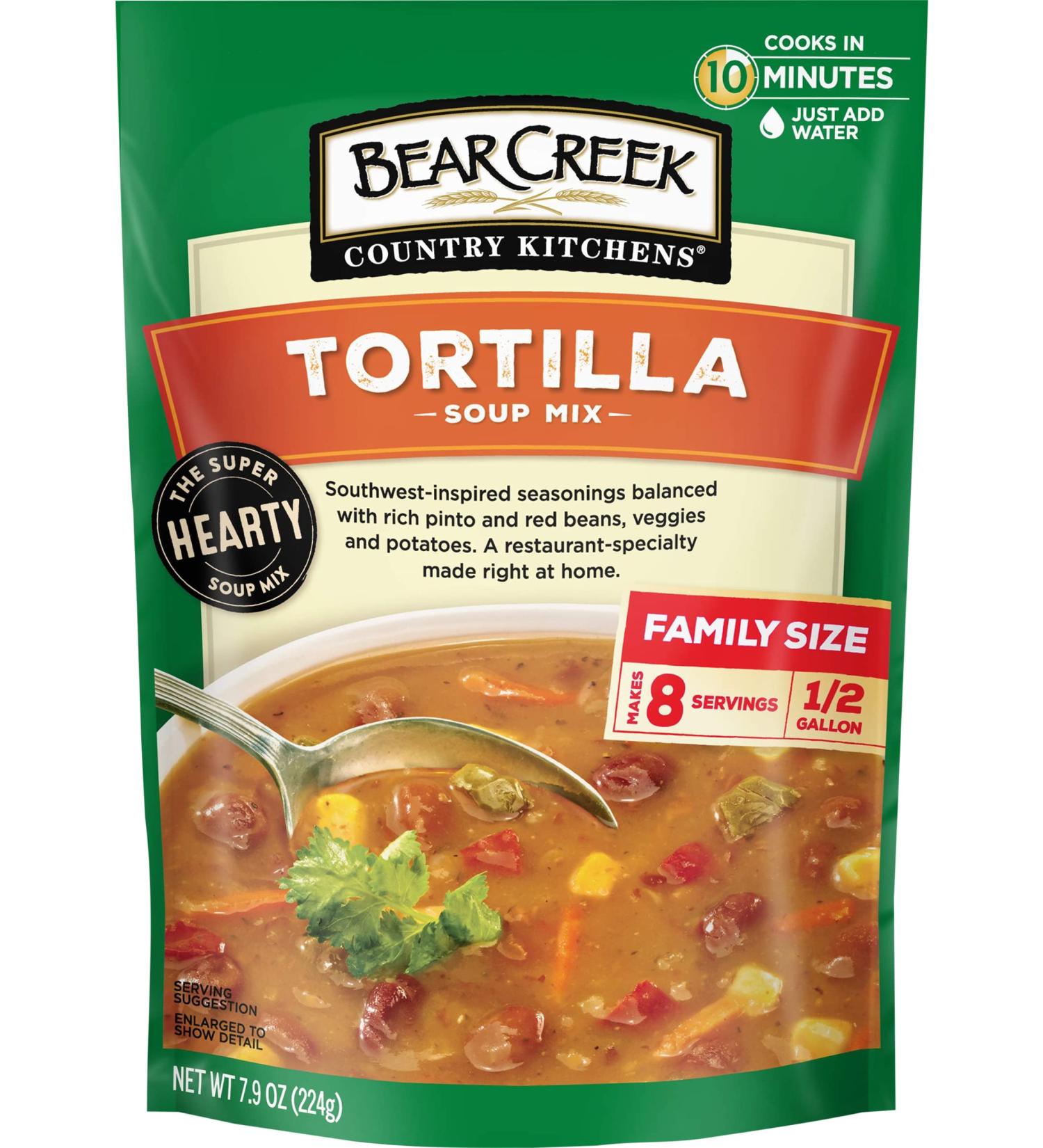 Bear Creek Tortilla Soup Mix - 7.9 Ounce | Delicious and Easy to Prepare - Buy Online on GoSupps.com