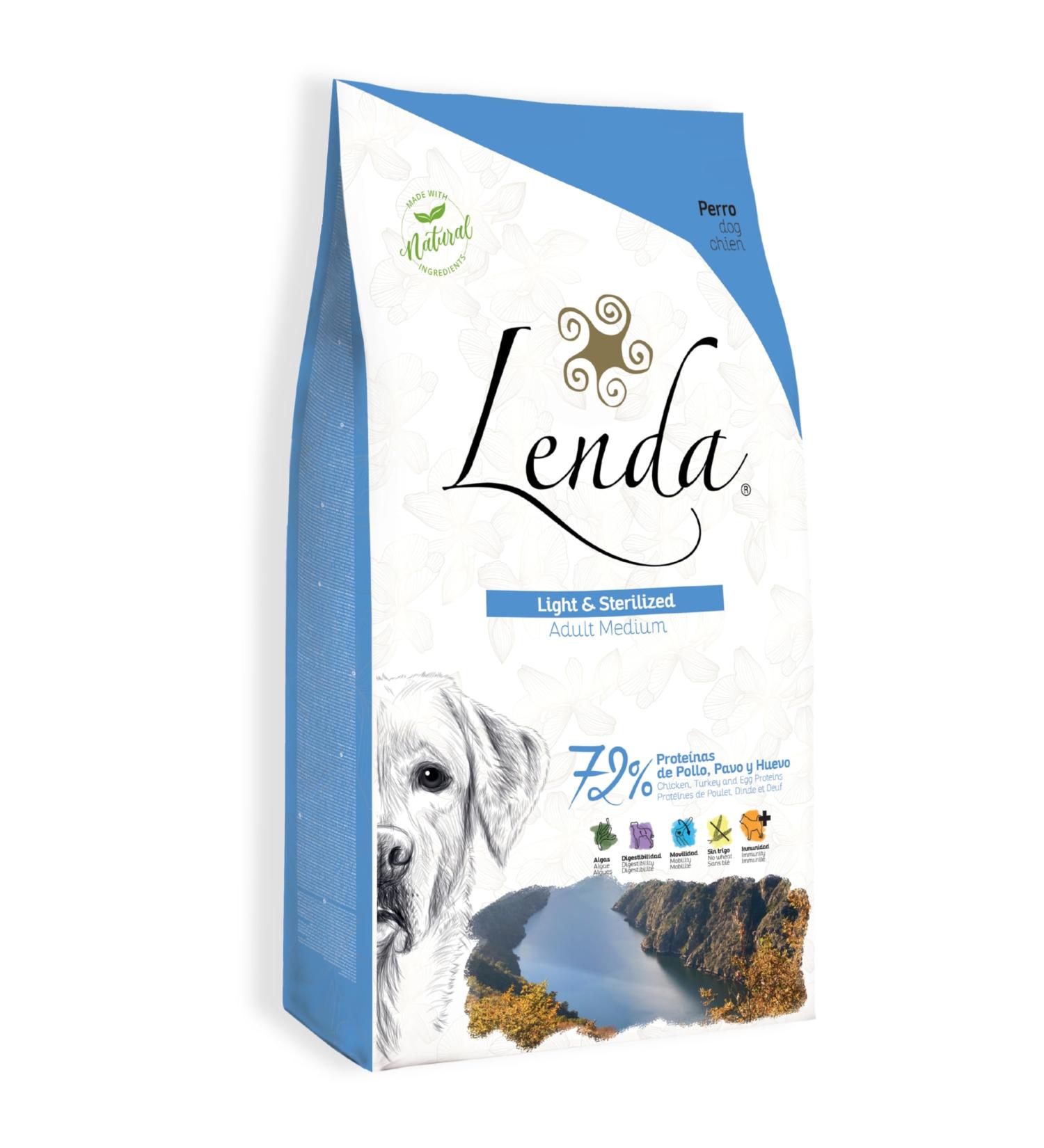Lenda Light - Complete low-calorie chicken food for overweight or gaining adult dogs | Facilitates weight control and reduction - 2kg - Buy Online on GoSupps.com
