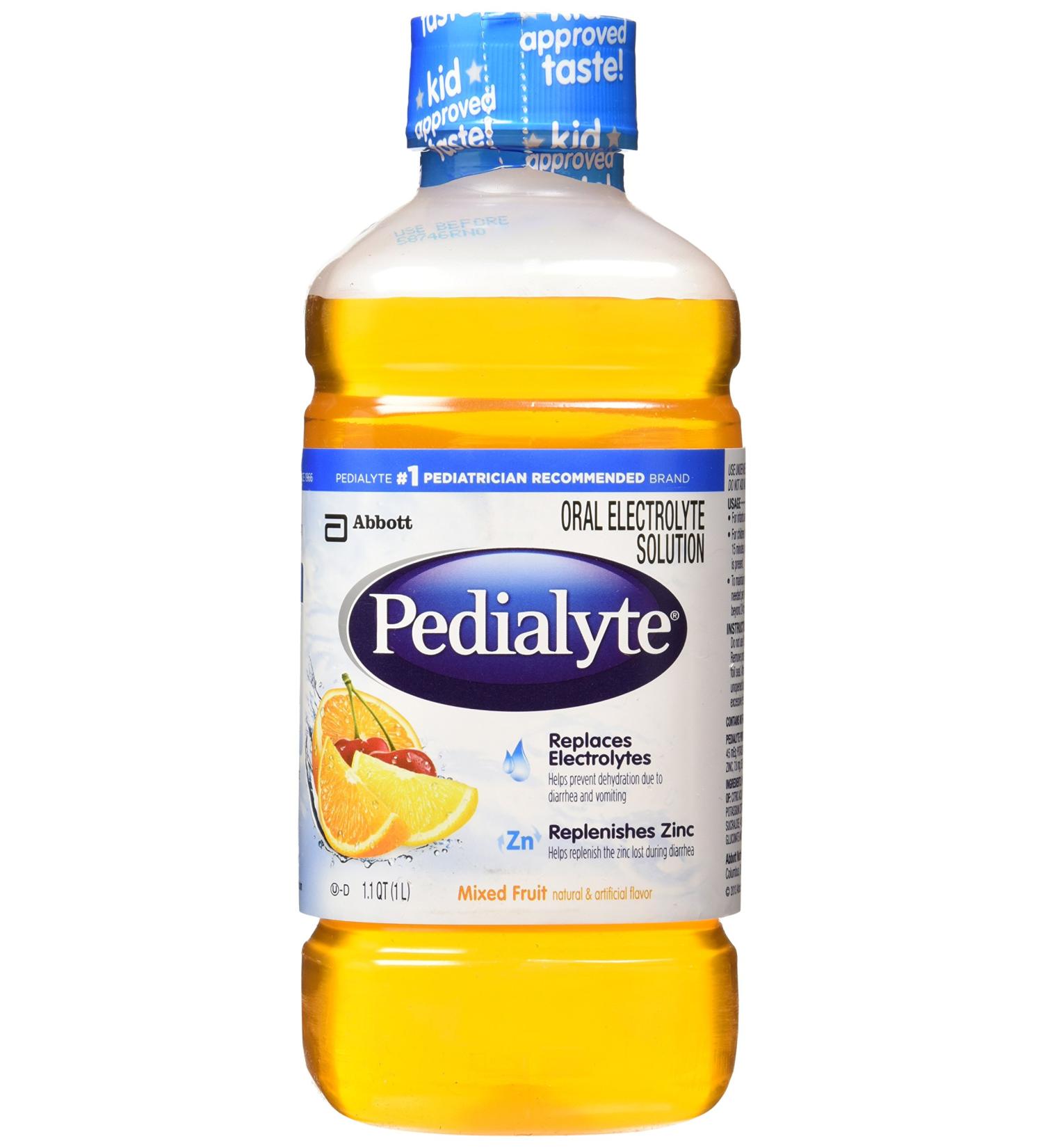 Pedialyte Electrolyte Solution - Fruit Flavor - 1L - Buy Online on GoSupps.com