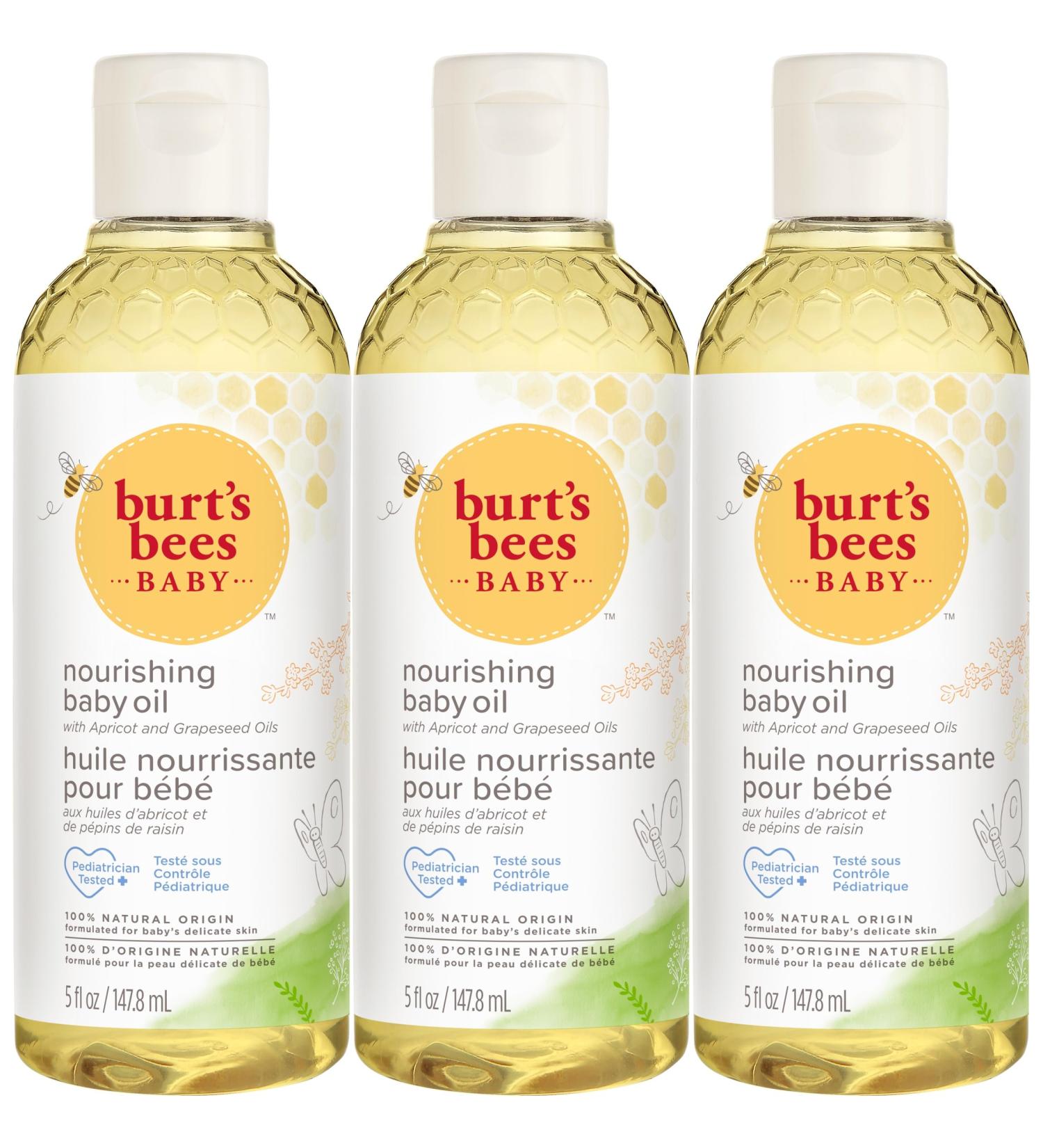 Burt's Bees Baby Nourishing Oil - 100% Natural Baby Skin Care | 5 oz - International Shipping Available - Buy Online on GoSupps.com