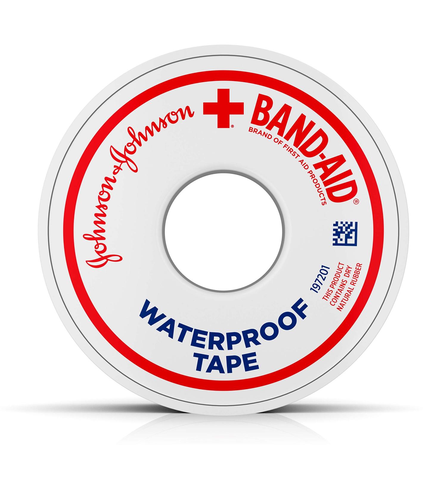 Band-Aid Waterproof First Aid Tapes 1/2 Inch x 10 yds (Pack of 6) - Buy Online on GoSupps.com