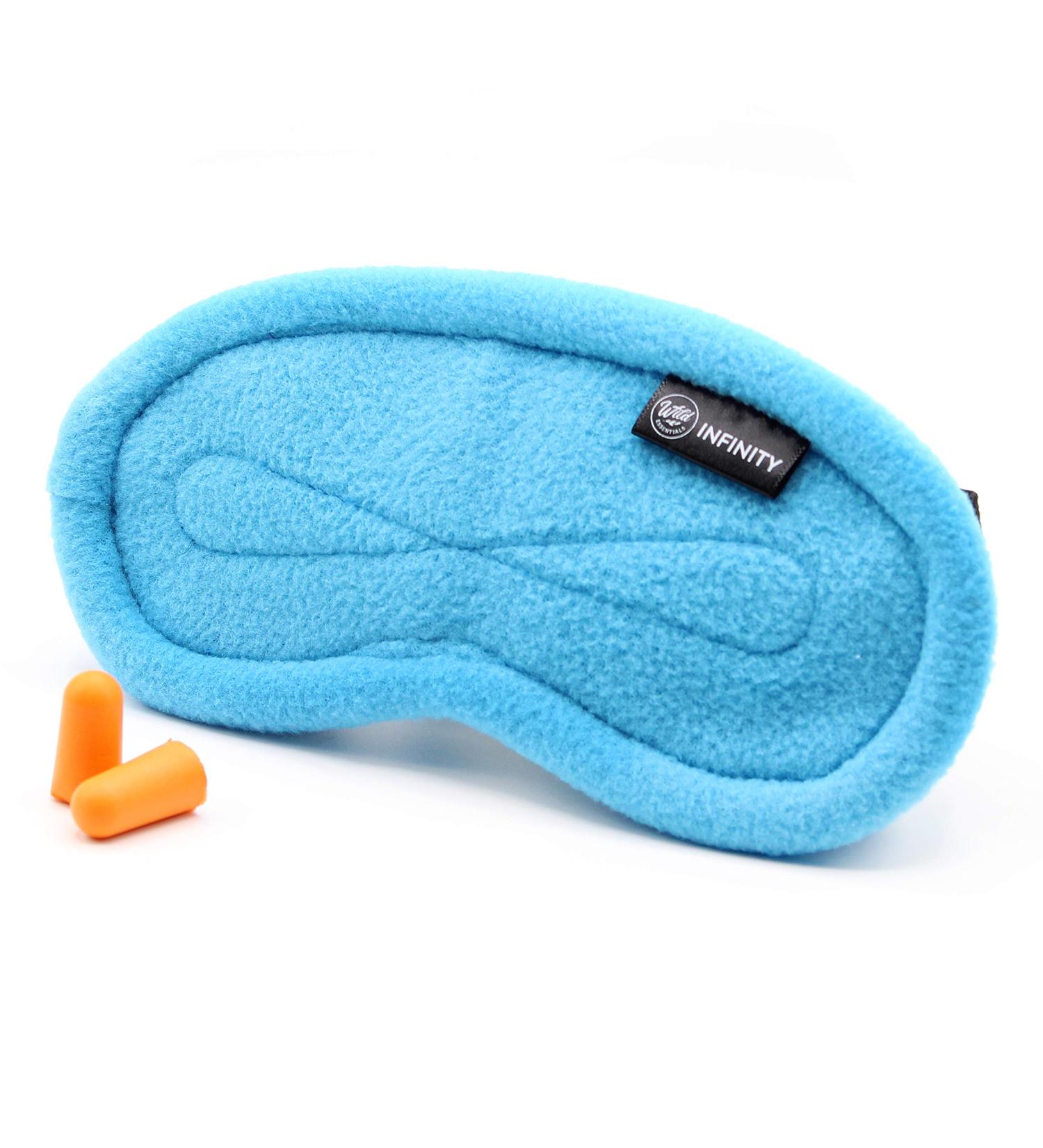 Wild Essentials Infinity Fleece Luxury Sleep Mask in Breezy Blue - Relax in Style - Buy Online on GoSupps.com