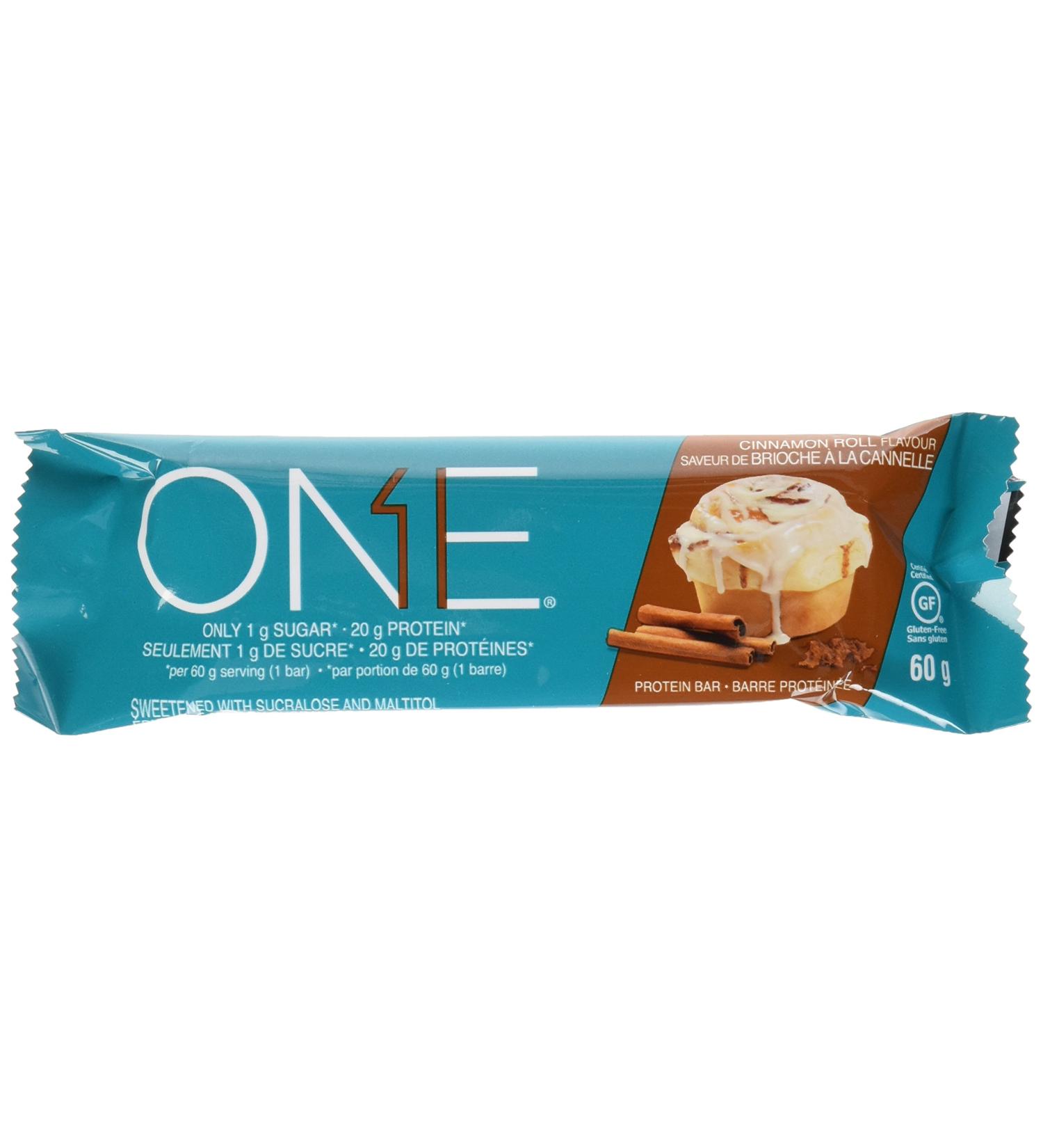 ohyeah ONE PROTEIN BARS PROTEIN BARS CINNAMON ROLL 12 count (Pack of 1) Packaging May Vary - Buy Online on GoSupps.com