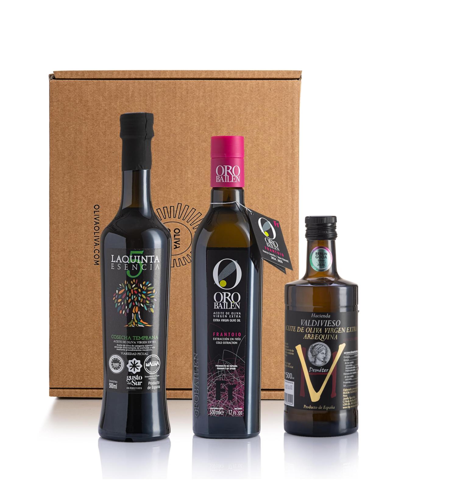 Oliva Oliva Internet SL Best oils in the world Berlin GOOA 2025 Wooden box 3x500 ml - Buy Online on GoSupps.com