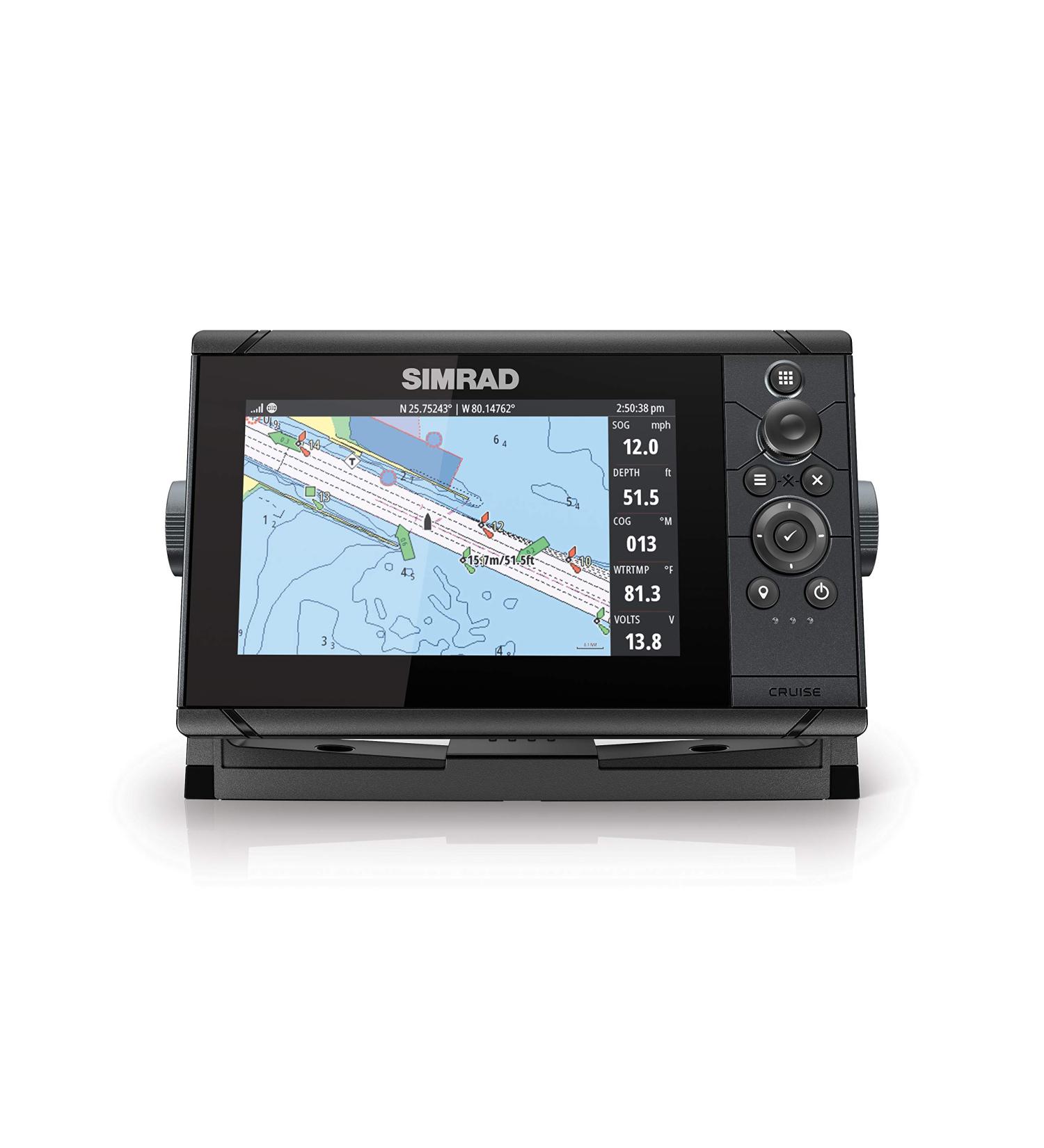 Simrad Cruise 7-7-inch GPS Chartplotter with 83/200 Transducer  Preloaded C-MAP US Coastal Maps - Buy Online on GoSupps.com