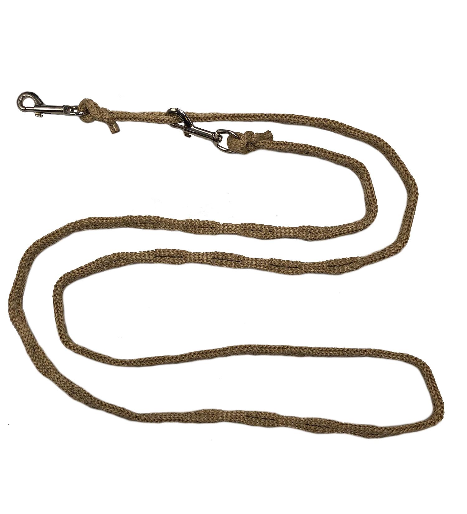 Premium 4.50m Beige Dog Leash for Small Medium & Large Dogs - Ideal for Jogging Training & Biking - Buy Online on GoSupps.com