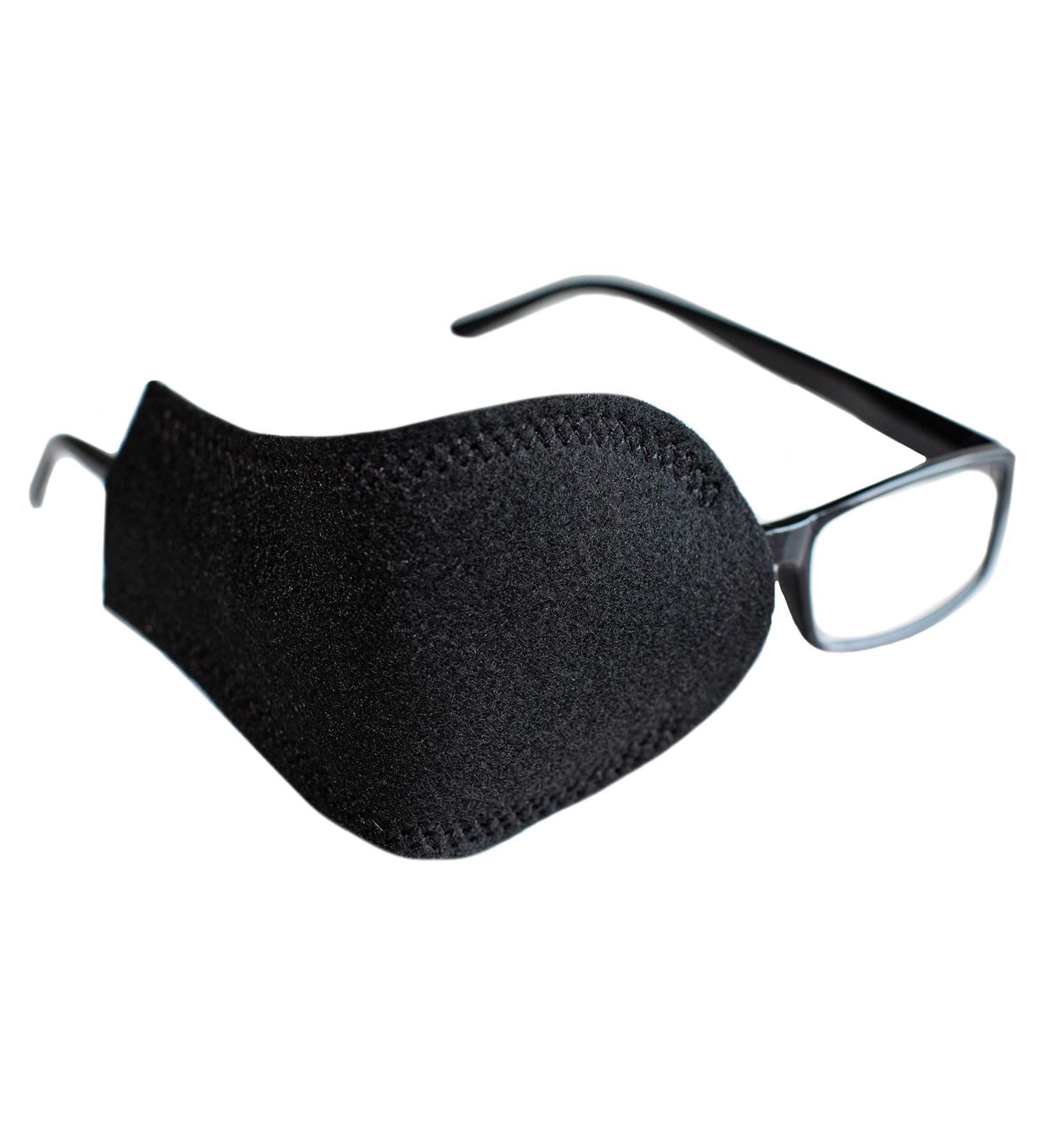 Universal Black Pocket Eye Patch for Adults | Comfortable & Stylish Eye Care | International Shipping Available - Buy Online on GoSupps.com
