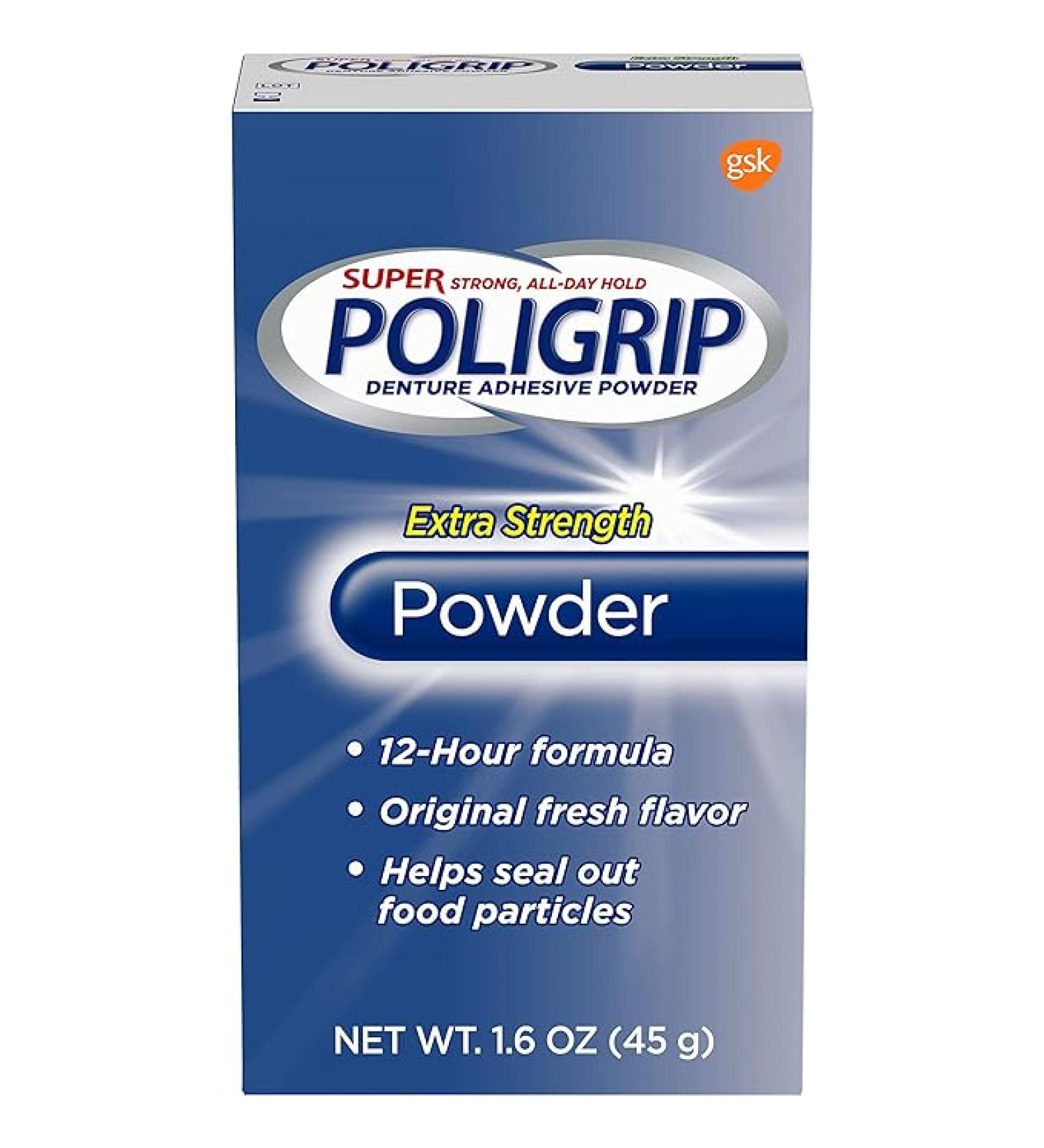Super Poligrip Powder 1X1.6Oz/45G_US, 1.6 Ounce (Pack of 1)
