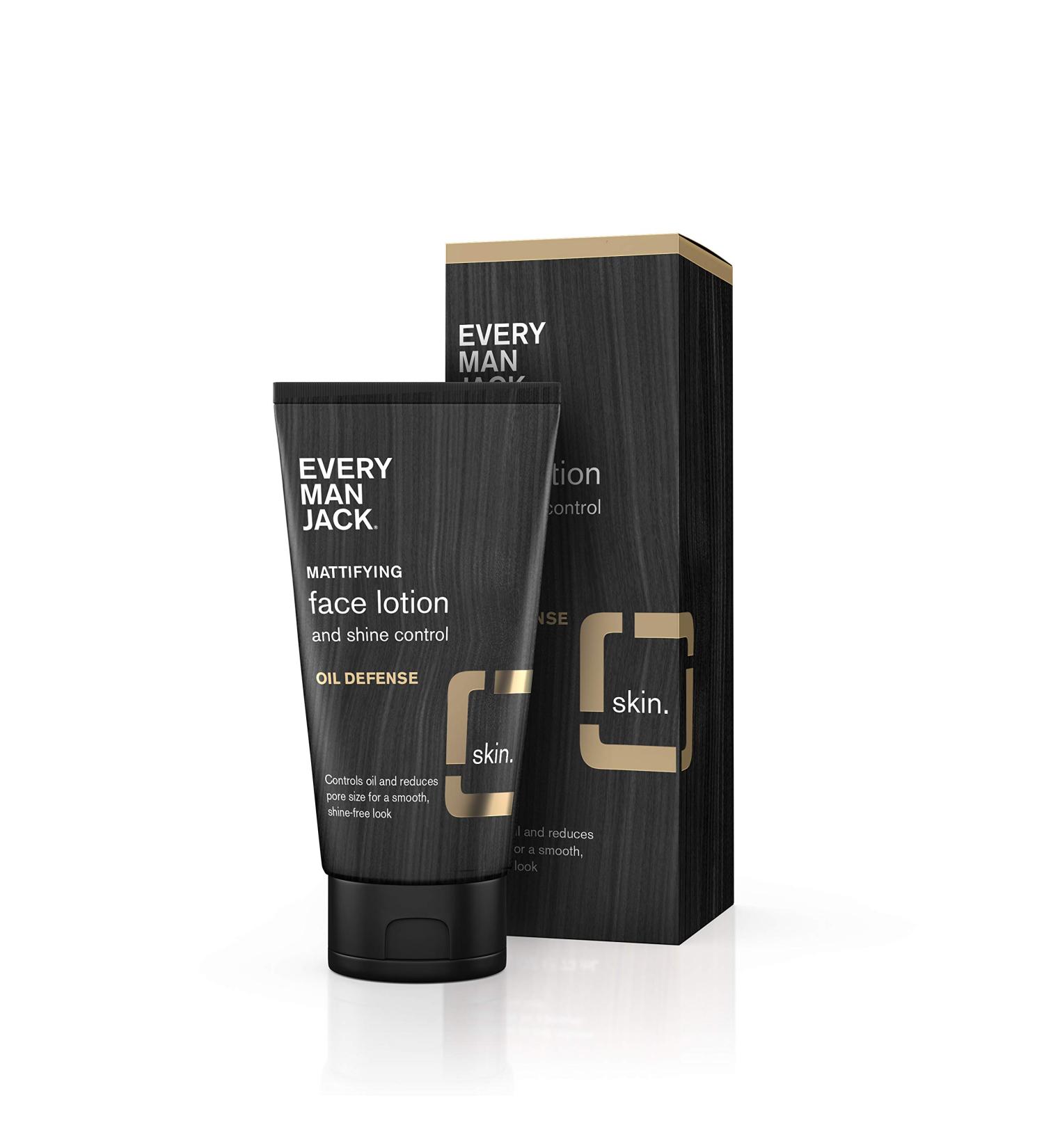 Every Man Jack Mattifying Face Lotion - Oil Defense | Fragrance Free | 2.5 oz - International Shipping Available - Buy Online on GoSupps.com