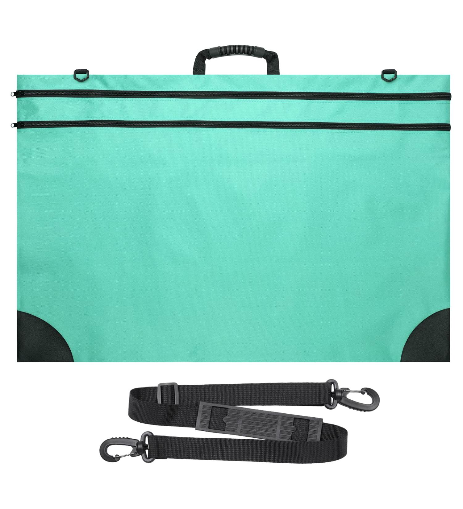 Large Size Crown Joker Art Portfolio Tote 24x36 | Light Blue Waterproof Poster Board Storage Bag for Drawing, Painting, Sketch | Artist & Student Portfolio Bag - Buy Online on GoSupps.com