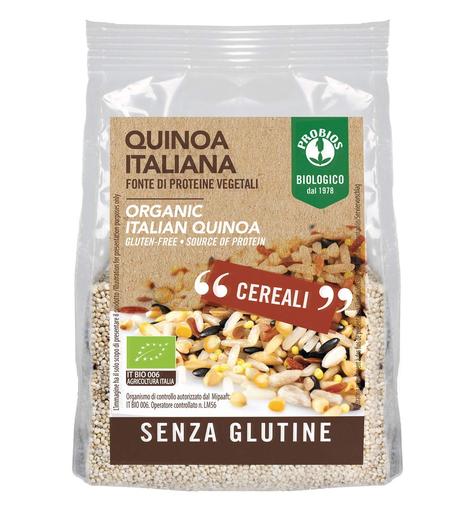 Probios - Italian Quinoa Gluten Free Quinoa Italiana Pack of 6 x 300 g - Buy Online on GoSupps.com