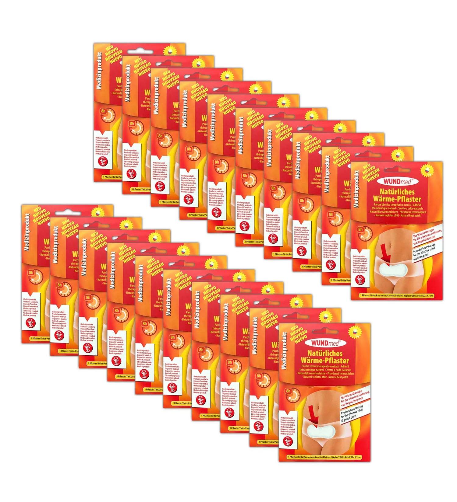 20 pieces natural heat patches for menstrual pain heat pads pain patches for the abdomen