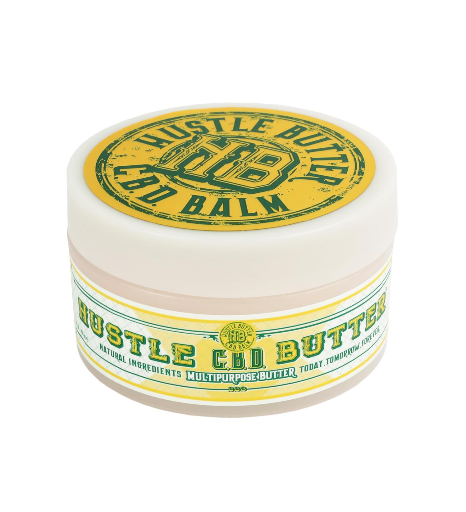 Hustle Butter CBD Tattoo Balm 150 ml Vegan CBD Cream for Before During and After Tattoos Promotes Skin Healing Soothes Dry Skin Pain and Irritation - Buy Online on GoSupps.com