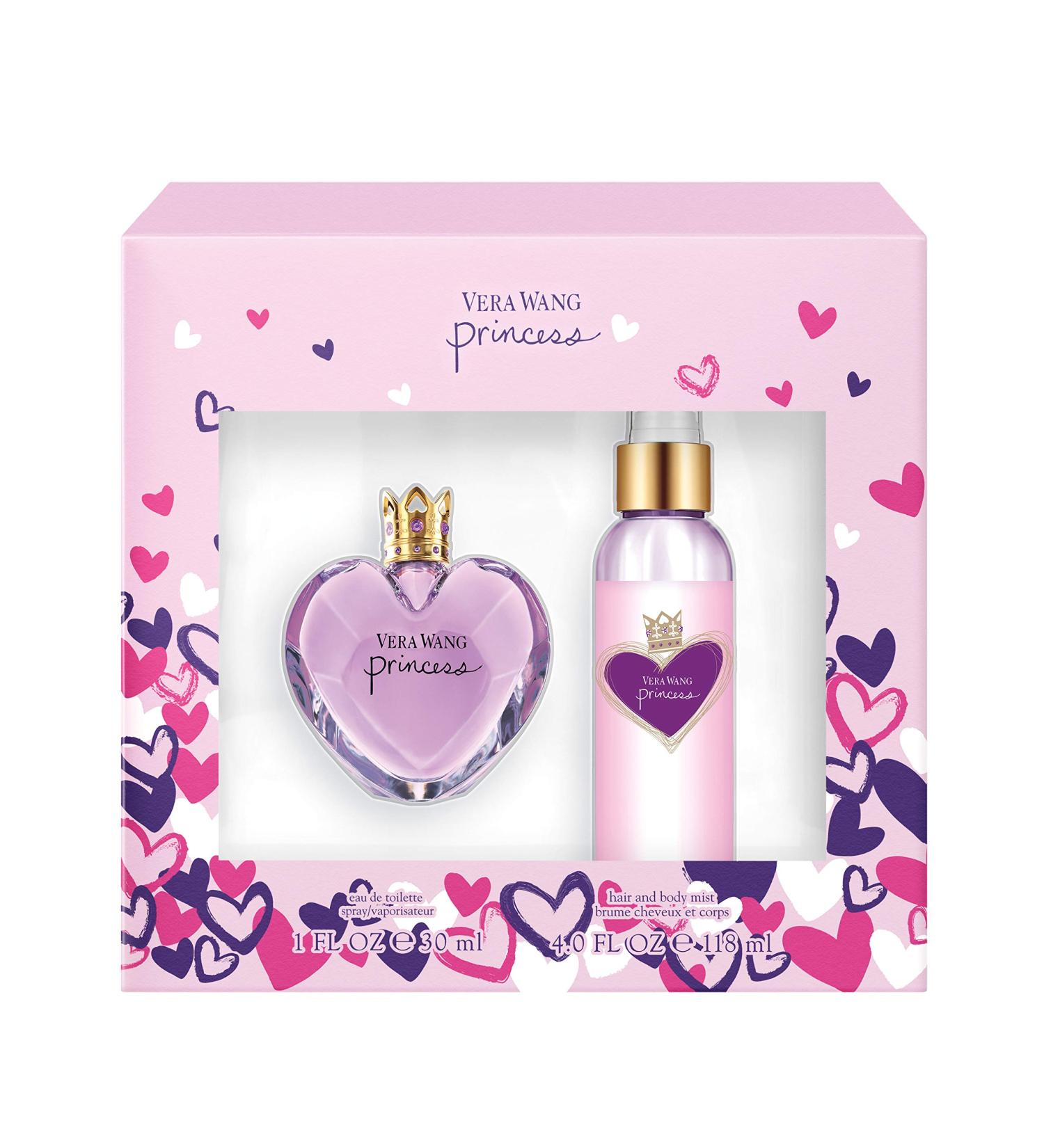 Vera Wang Princess 2-Piece Gift Set with 1-Ounce Eau de Toilette and 4-Ounce Body Mist Total Retail Value $58.00 - Buy Online on GoSupps.com
