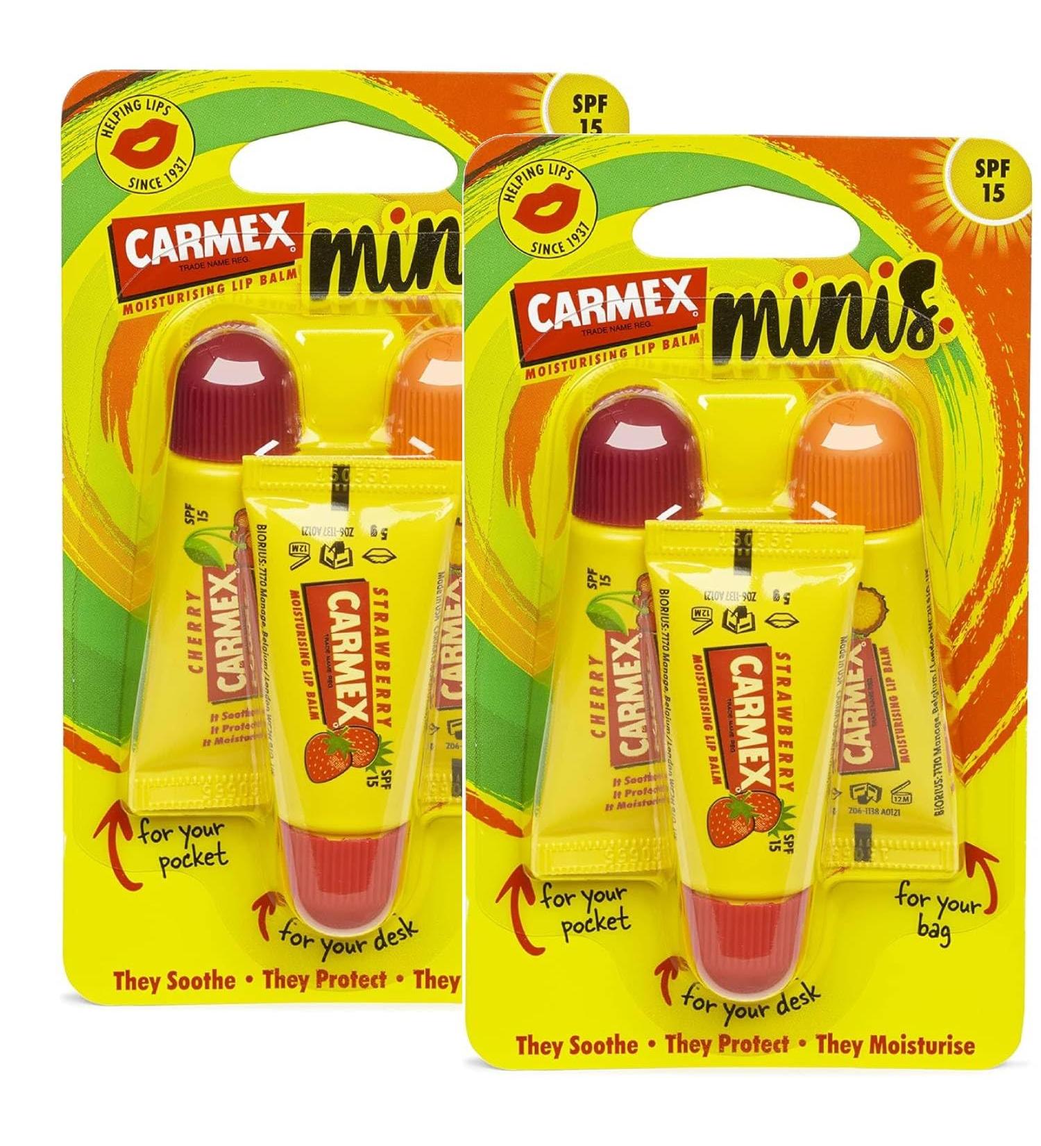 Carmex Carmex Lip Balm Various Fragrances (Mix Fruits 2 Units)