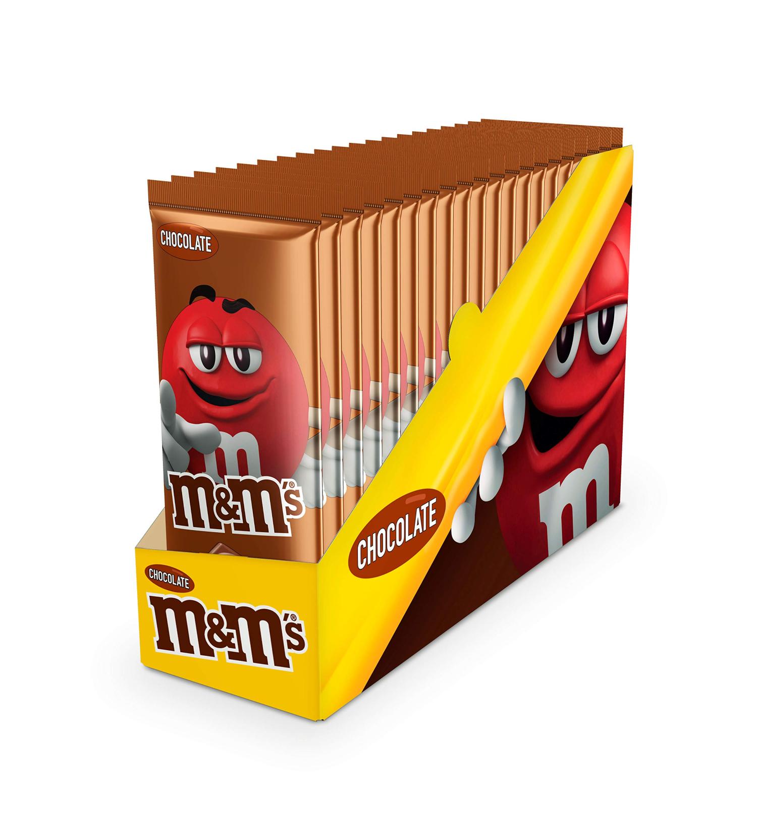  M&M's M&M Chocolate Bar Chocolate 16 x 165 grams - Buy Online on GoSupps.com