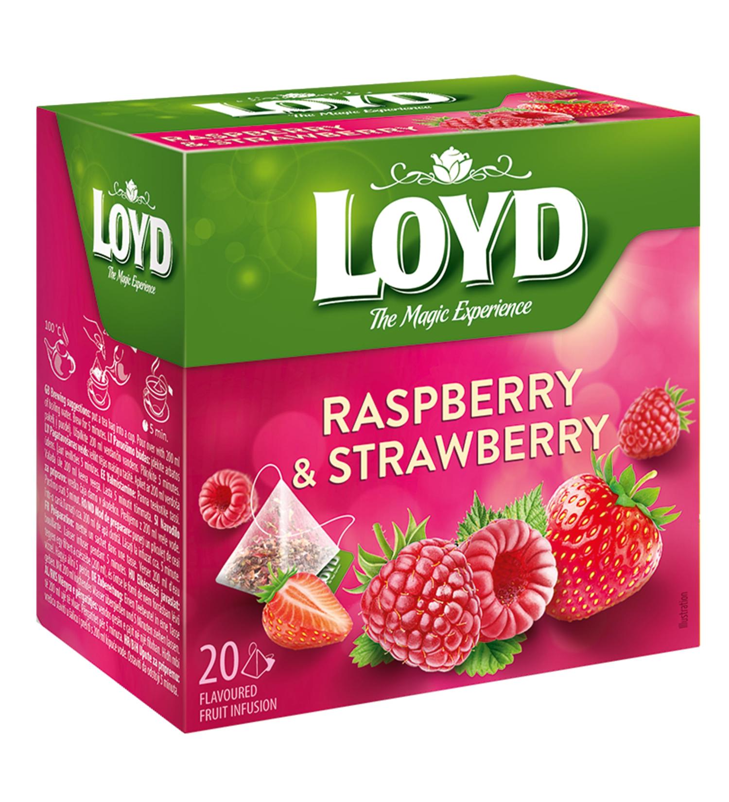 LOYD Tea - Raspberry and Strawberry (3 Pack ) - Buy Online on GoSupps.com