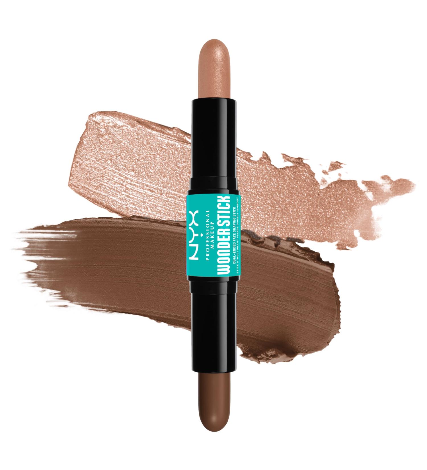NYX Professional Makeup Stick Highlight et Contour Double Embout D finition et Brillance Modulable et Vegan Wonder Stick Medium 4 couleurs disponibles - Buy Online on GoSupps.com