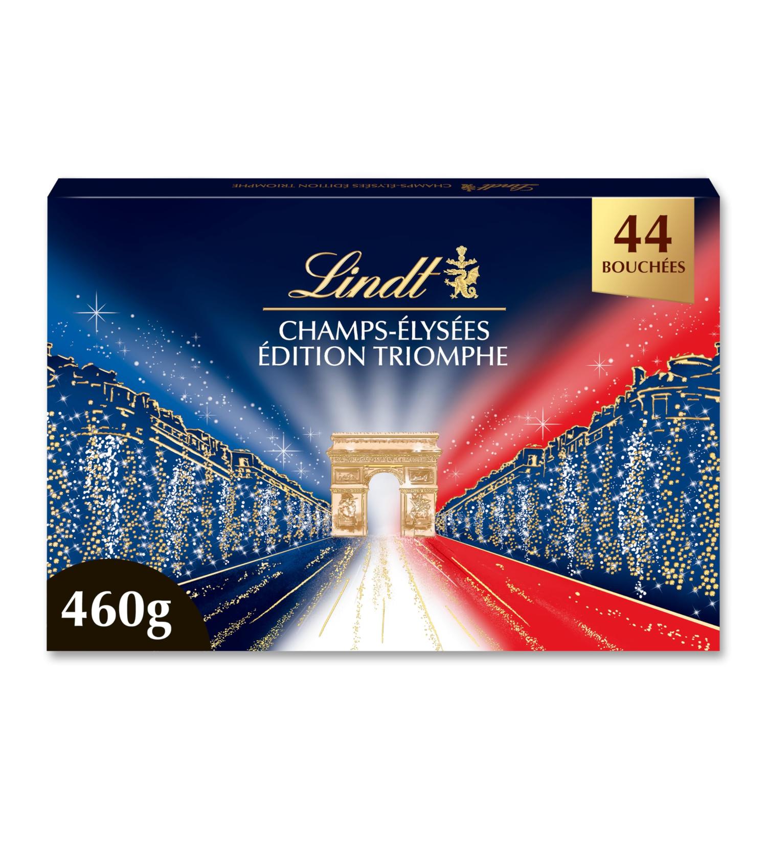 Lindt - Box CHAMPS- LYS ES Triomphe Edition - Assorted Milk Chocolates Black and White - Ideal for Christmas 460g - Buy Online on GoSupps.com